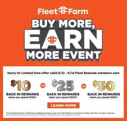 Preview of Mills Fleet Farm weekly ads valid from 08.06.2026