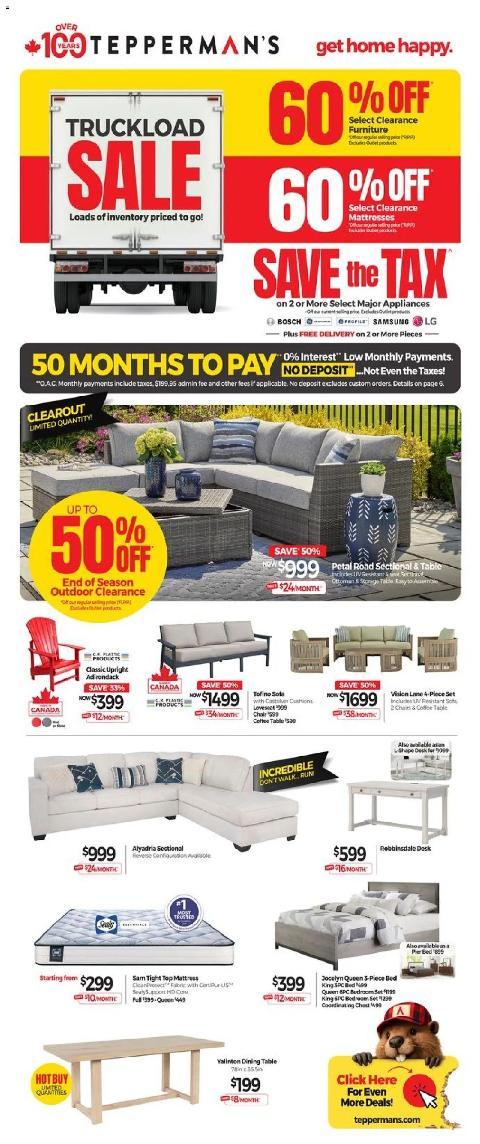 Tepperman's flyer valid from Aug 14, 2026 | Page: 1