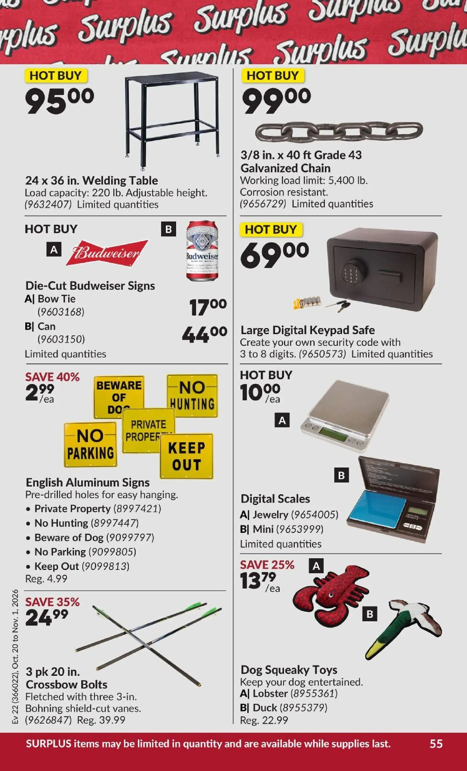 Princess Auto flyer valid from Oct 20, 2026 | Page: 58