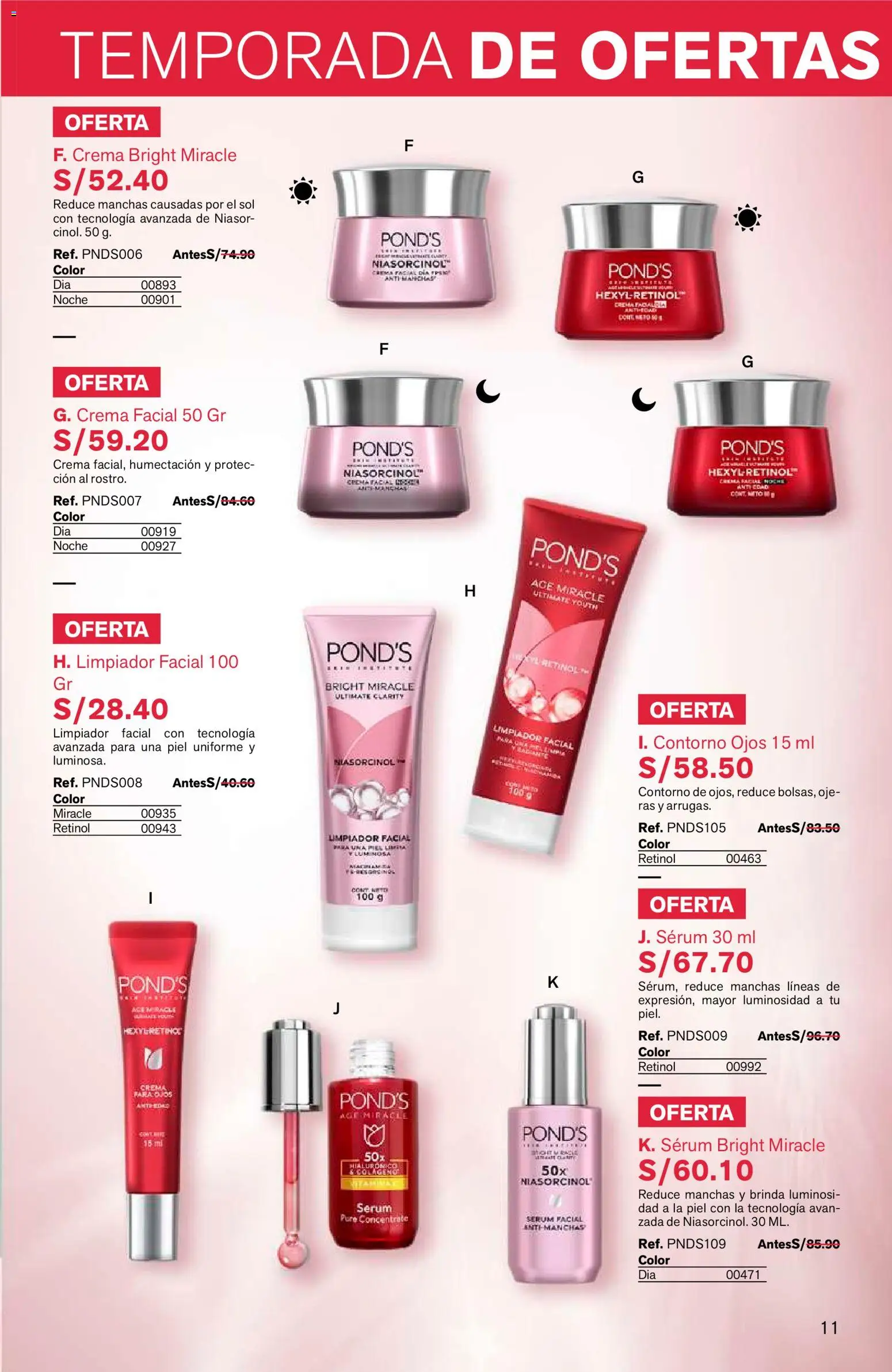 Catálogo Leonisa válido desde 24/08/2026 | Página: 11 | Productos: Crema, Puré