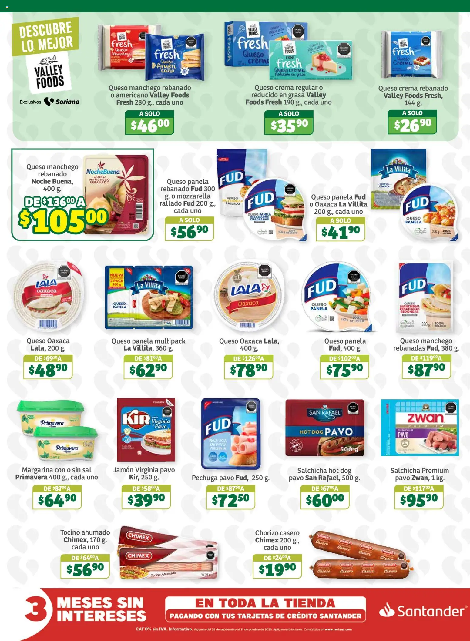 Nuevas ofertas de Soriana válidas en toda la República Mexicana desde el 16/10/2026. ¡Encuentra las mejores ofertas en Soriana folleto En México Oferta se dice Soriana Súper! | Página: 5