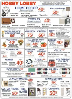 Preview of Hobby Lobby weekly ads valid from 07/19/2026