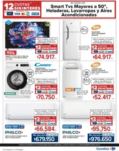 Vista previa Carrefour ofertas válido desde el 14/07/2026 | Página: 27 | Productos: Aire acondicionado, Lavarropas, Heladera