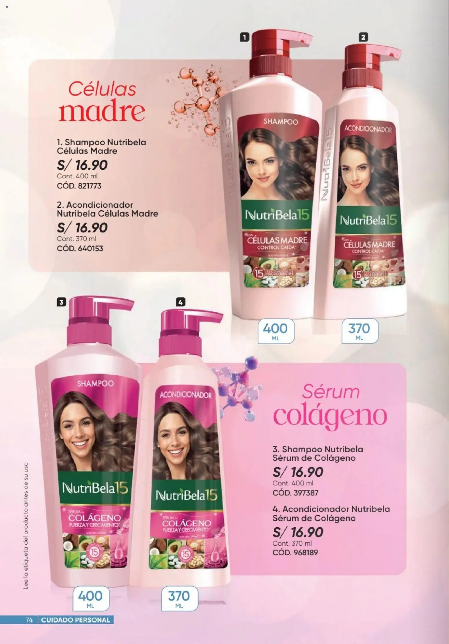Catálogo Azzorti válido desde 20/09/2026 | Página: 74 | Productos: Shampoo, Acondicionador