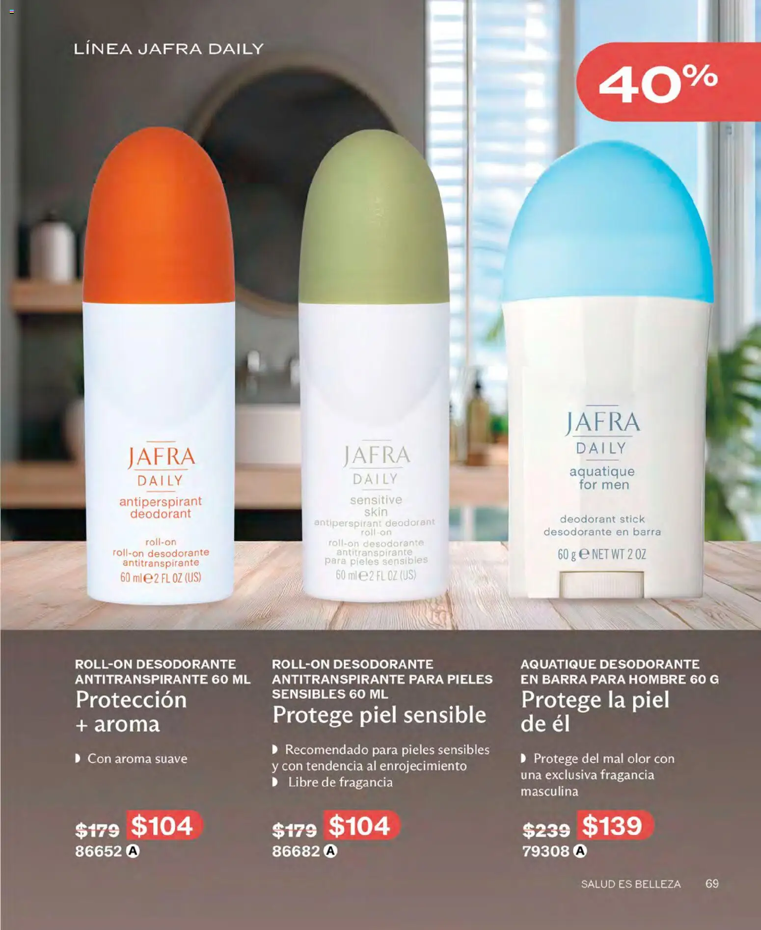 Nuevas ofertas de JAFRA válidas en toda la República Mexicana desde el 01/09/2026. ¡Encuentra las mejores ofertas en JAFRA catálogo! | Página: 69