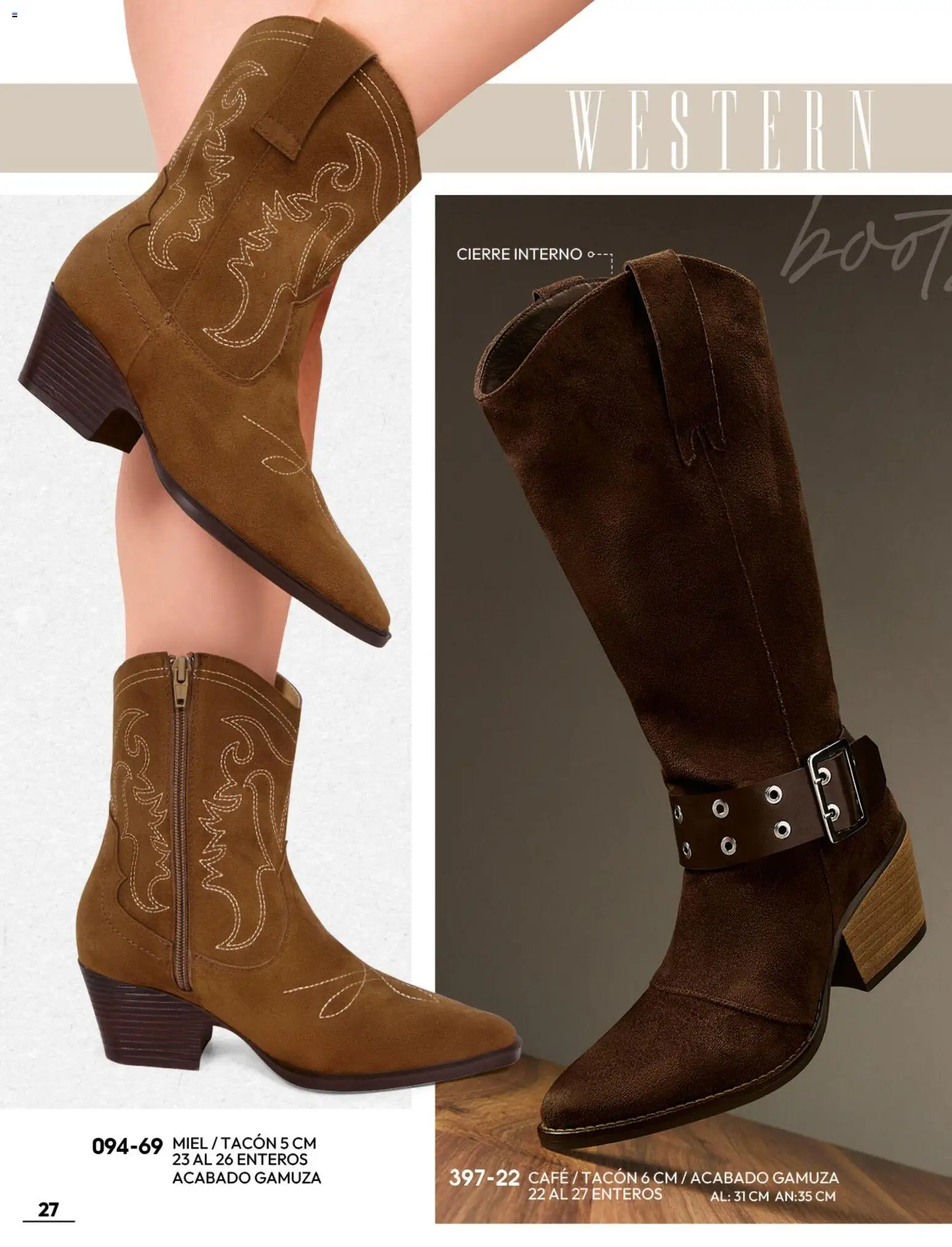 Nuevas ofertas de Cklass válidas en toda la República Mexicana desde el 08/07/2026. ¡Encuentra las mejores ofertas en Cklass catálogo Botas y botines! | Página: 28 | Productos: Café, Gamuza