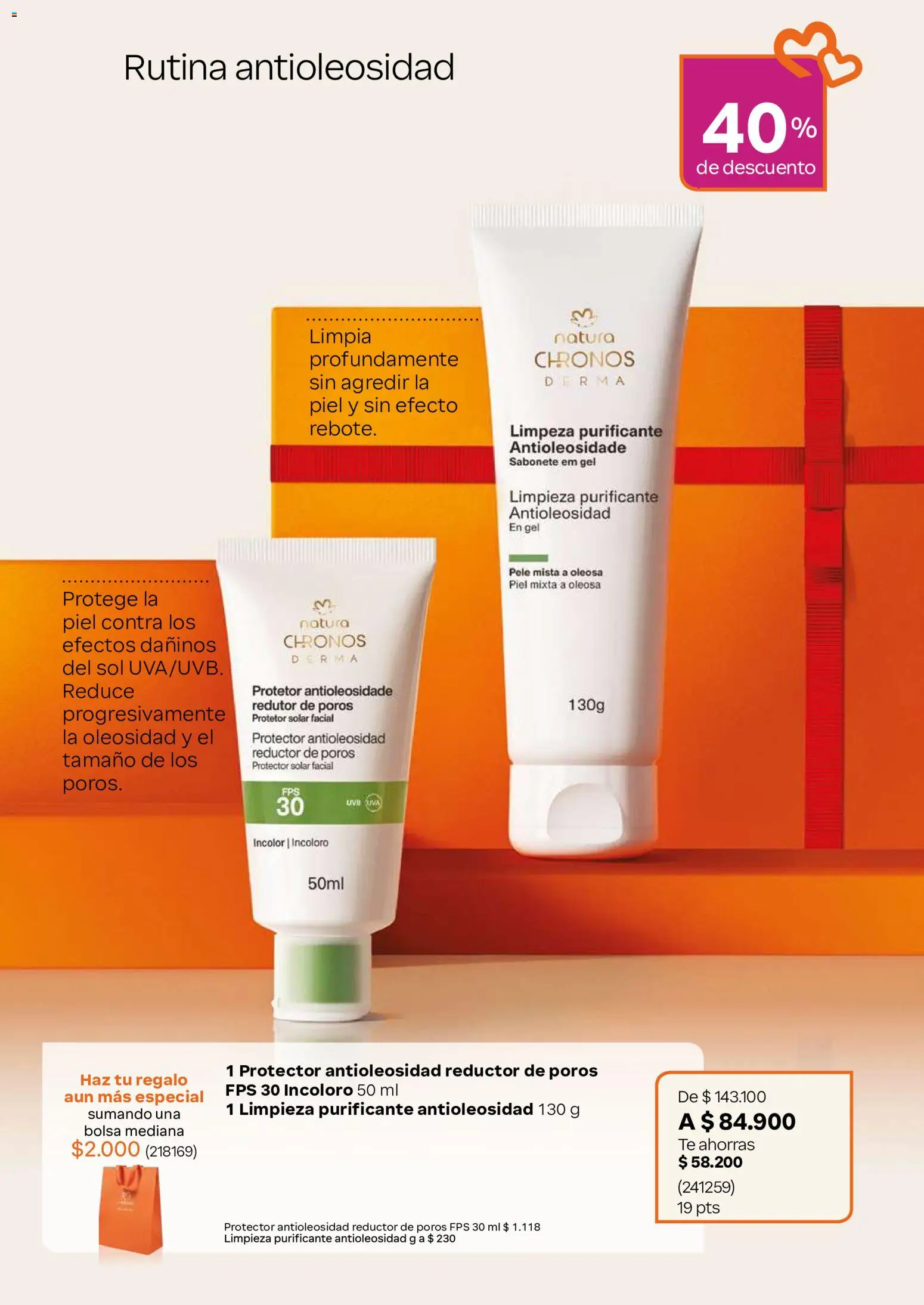 Natura revista - valida desde el 22/07/2026 | Página: 38 | Productos: Té, Bolsa, Protector solar
