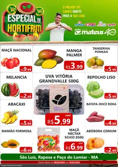 Mateus ofertas Especial de Hortifruti - Pré-Visualização do folheto da loja Mateus, válido de 09.05.2026