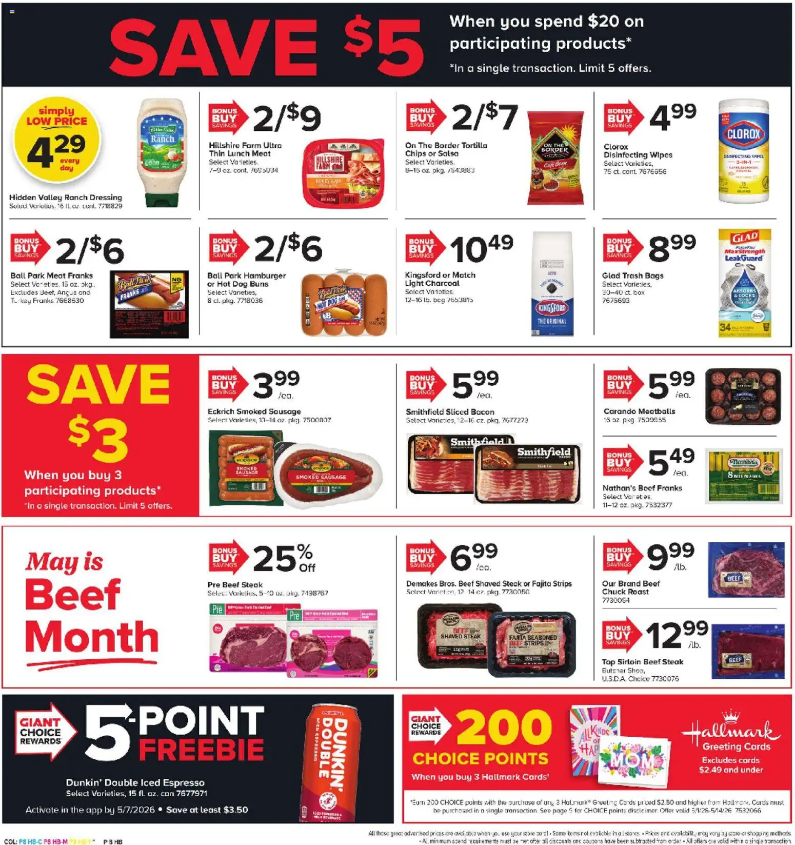 Giant Weekly Ad - valid from 01.05.2026 | Page: 6 | Products: Press, Box, Beef, Sausage