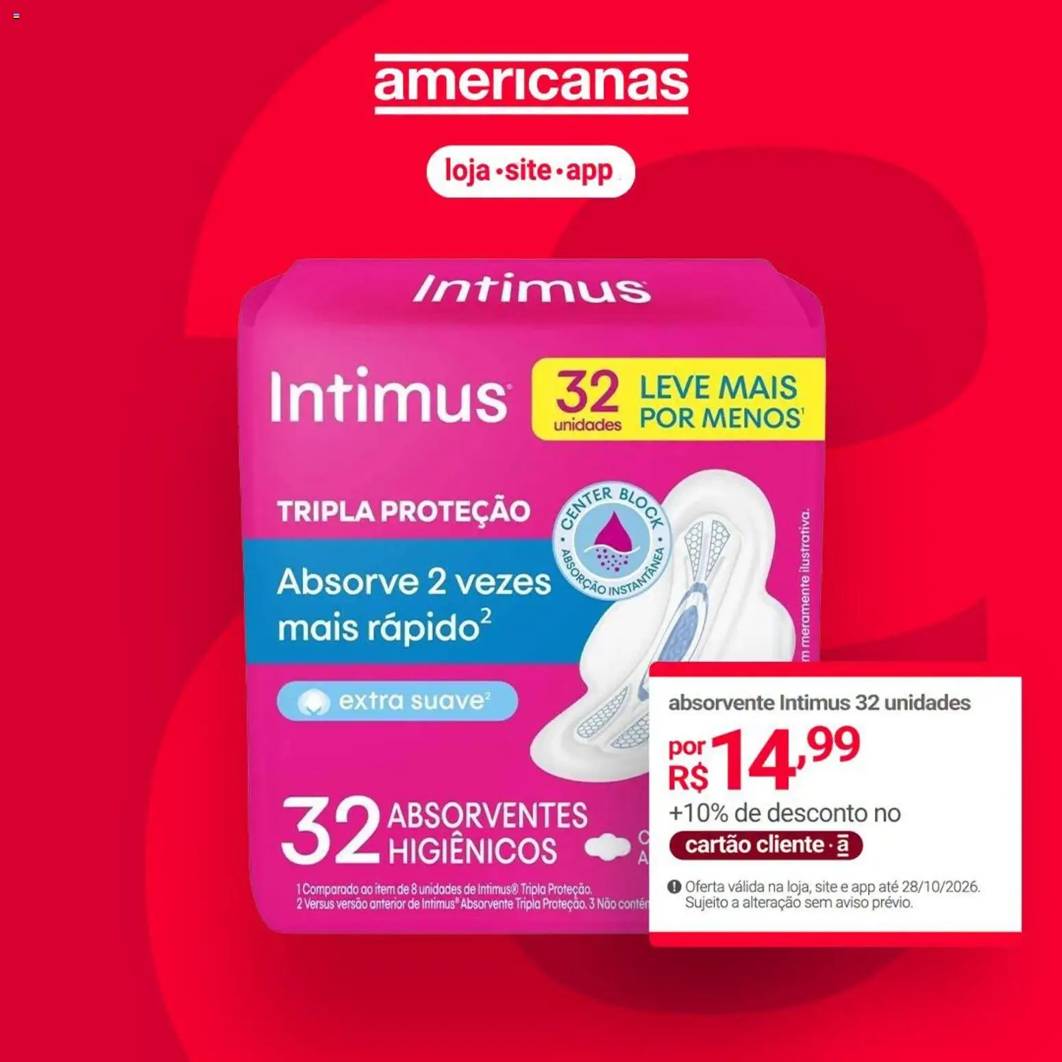 Lojas Americanas Folheto - válido de 16/10/2026 | Página: 1