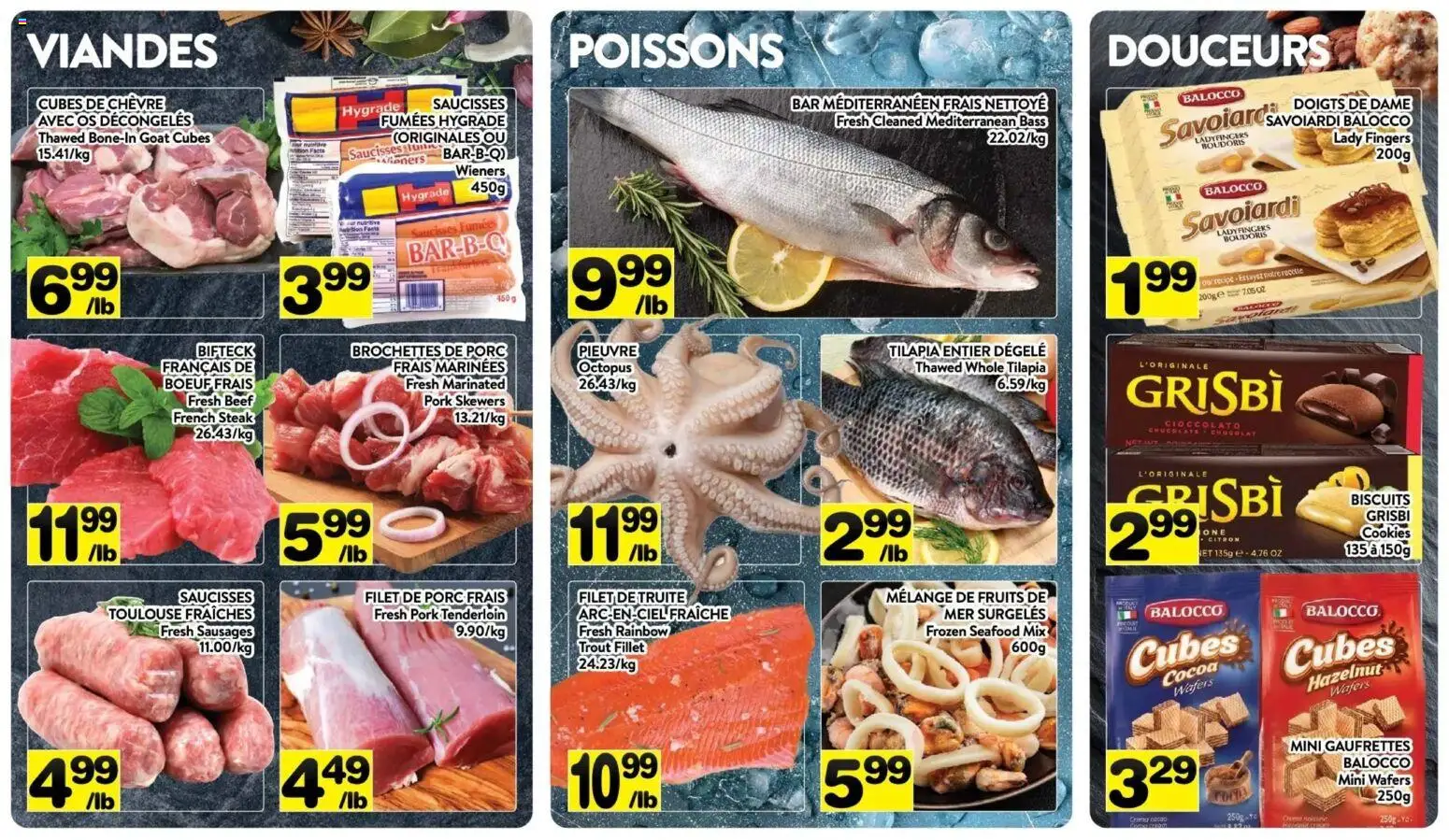 Pa Supermarché flyer valid from Aug 31, 2026 | Page: 4 | Products: Beef, Tilapia, Trout, Pork