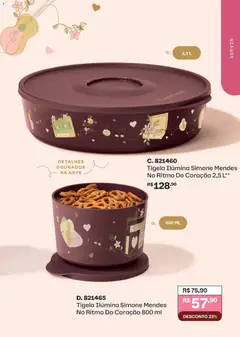 Tupperware catálogo Vitrine 07 - Pré-Visualização do folheto da loja Tupperware, válido de 01.07.2026 | Página: 33 | Produtos: Tigela