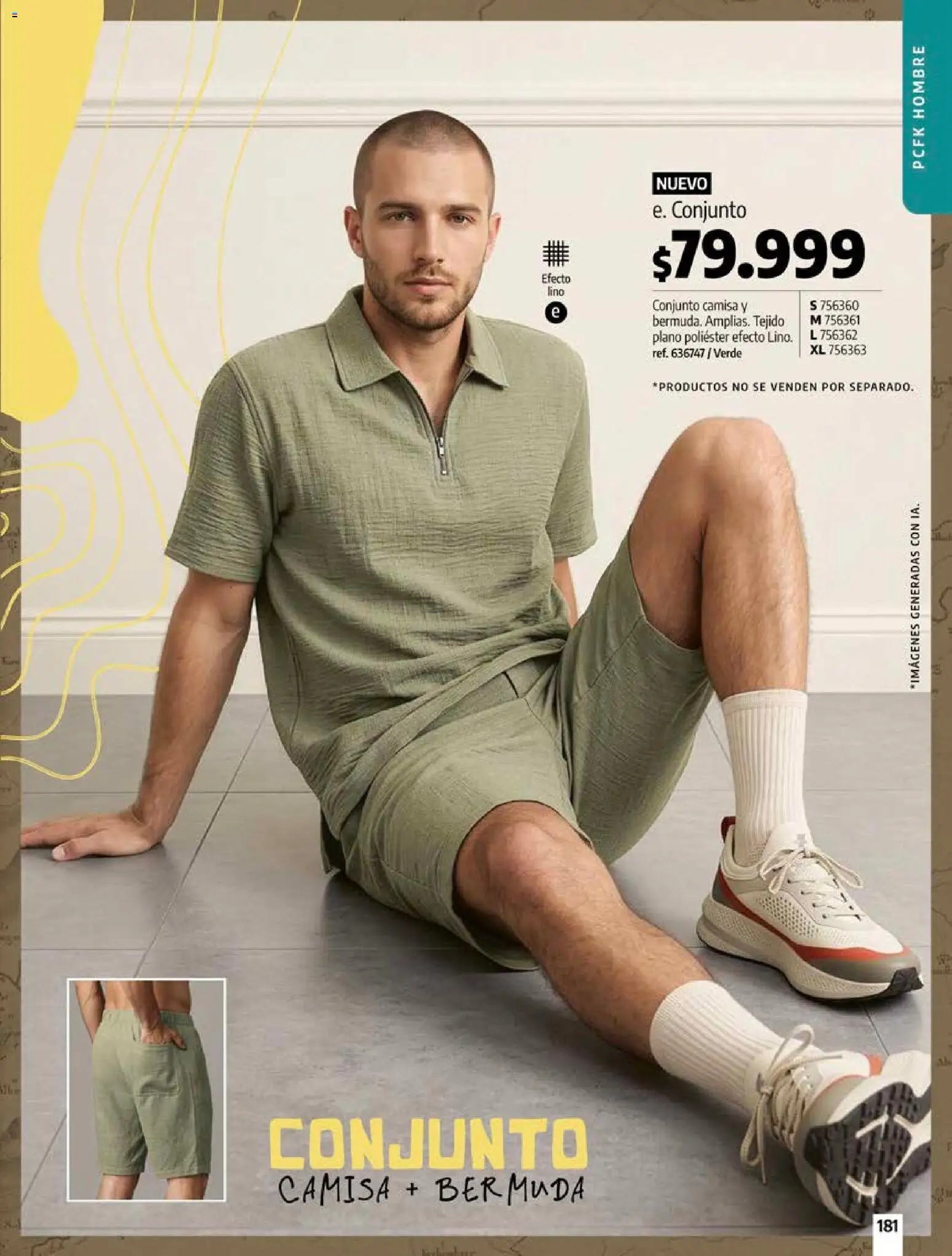 Pacifika revista - valida desde el 18/10/2026 | Página: 181 | Productos: Bermuda, Conjunto, Camisa