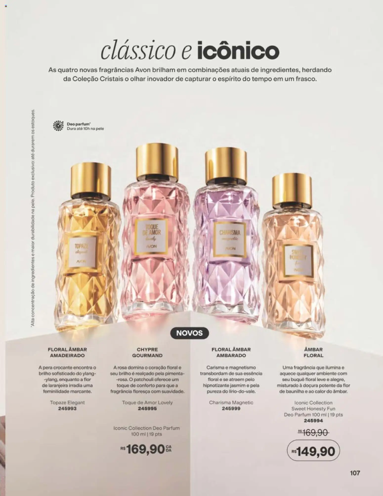 Avon Folheto - válido de 29/06/2026 | Página: 107 | Produtos: Pera, Fragrância, Pimenta