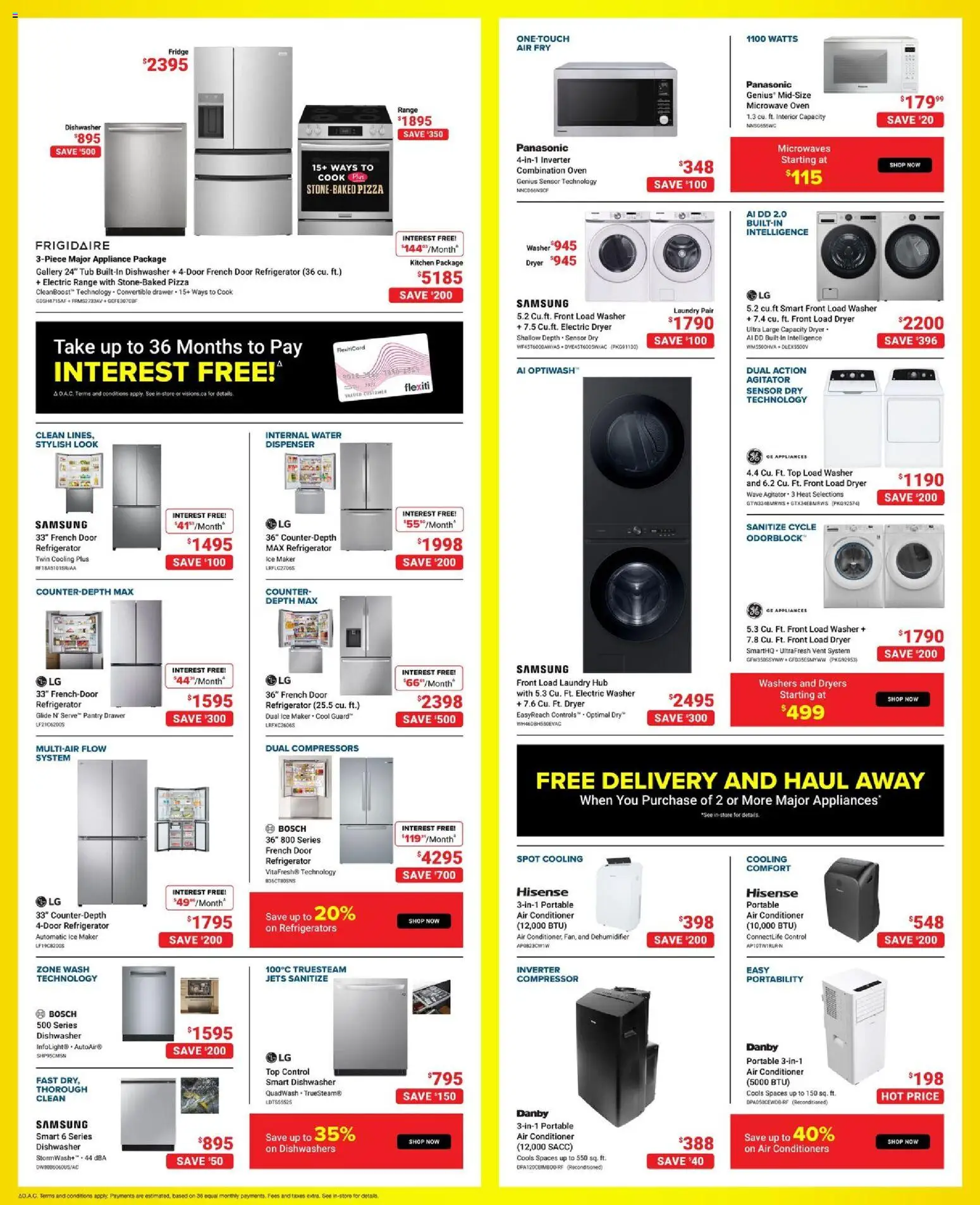 Visions flyer valid from 05.06.2026 | Page: 5 | Products: Microwave oven, Dishwasher, Conditioner, Pizza