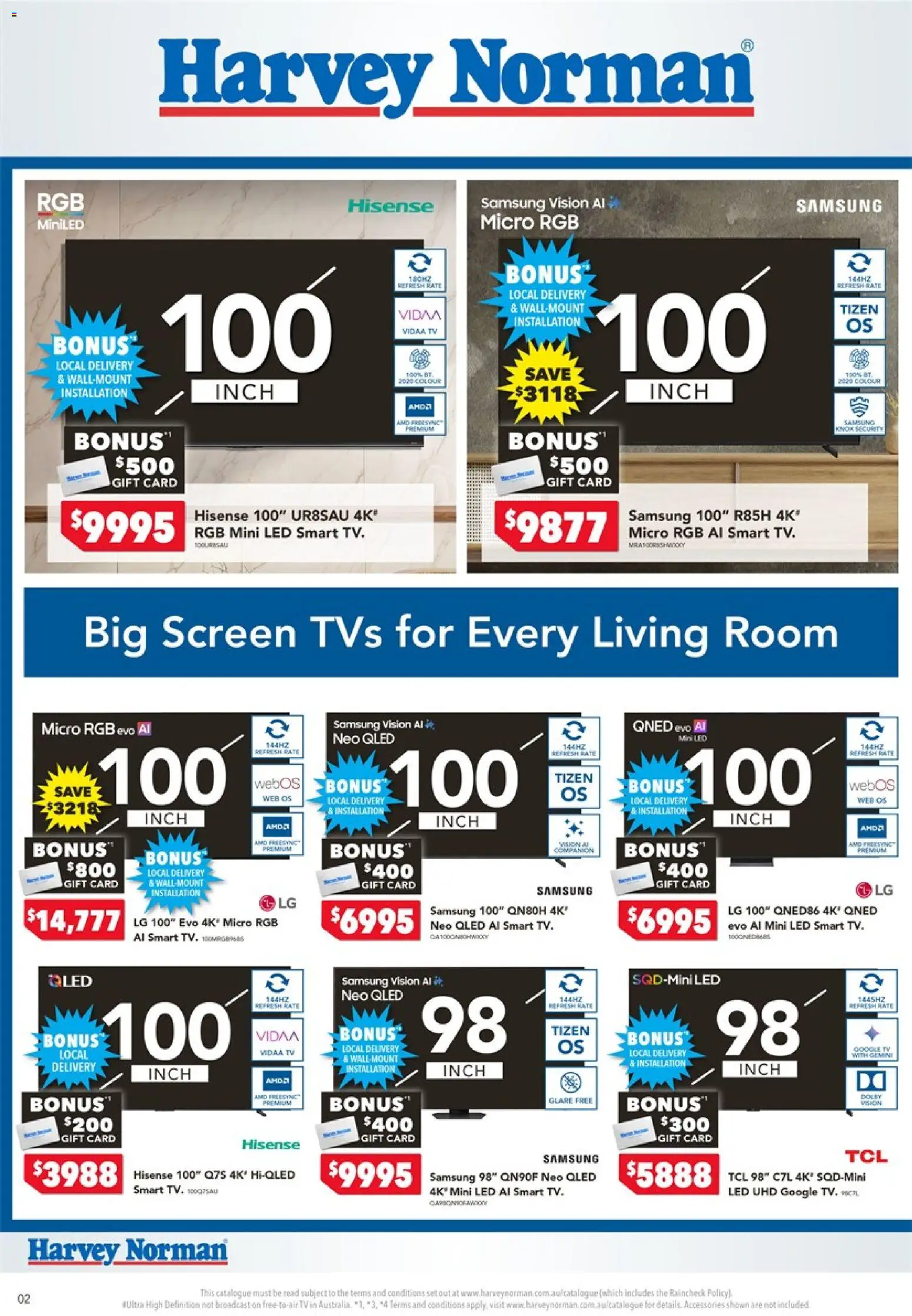 Harvey Norman catalogue - valid from 06/08/2026 | Page: 2 | Products: Accessories, Tv, Screen