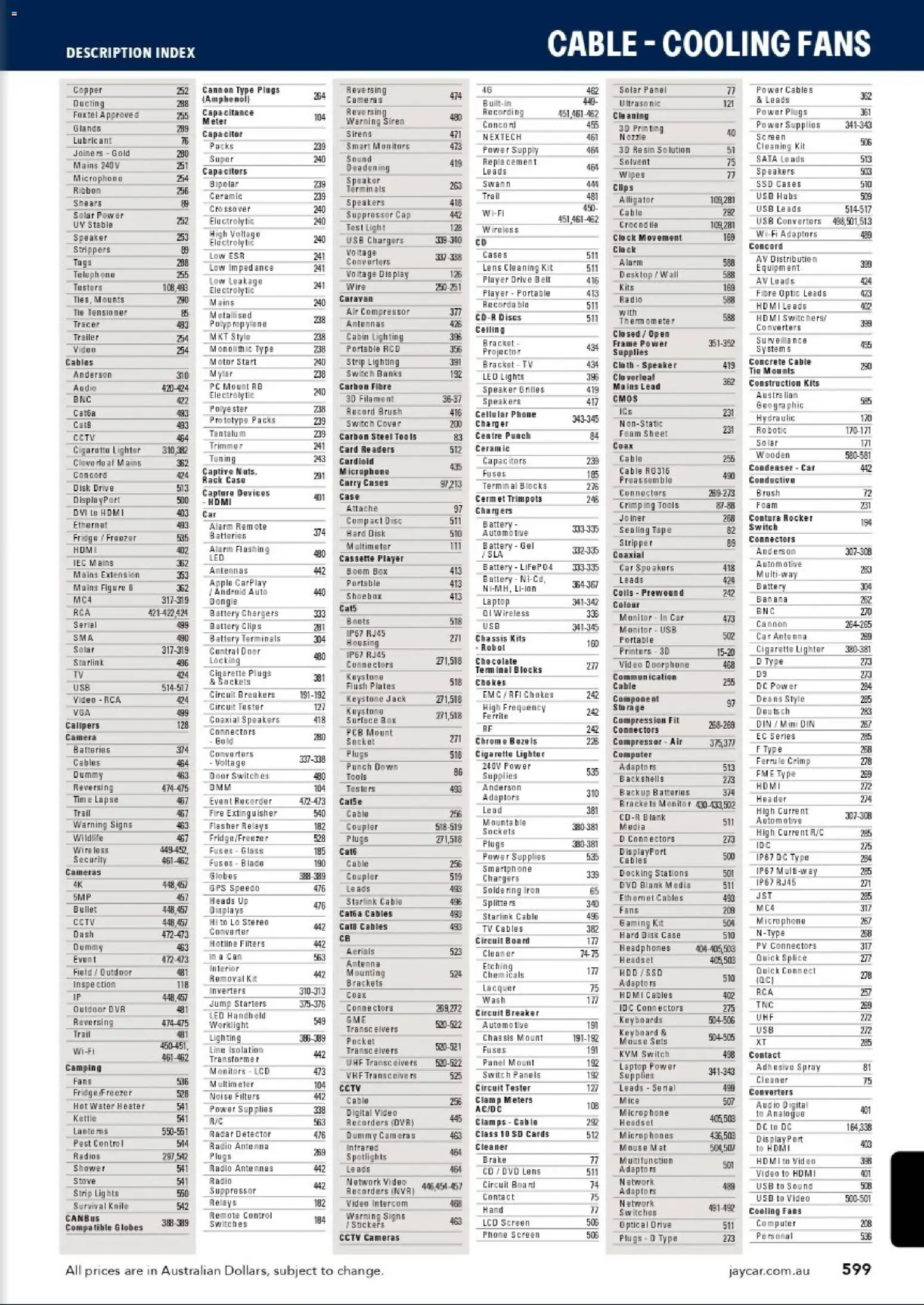Jaycar catalogue - valid from 31/08/2026 | Page: 596 | Products: Cloth, Brush, Pest control, Iron