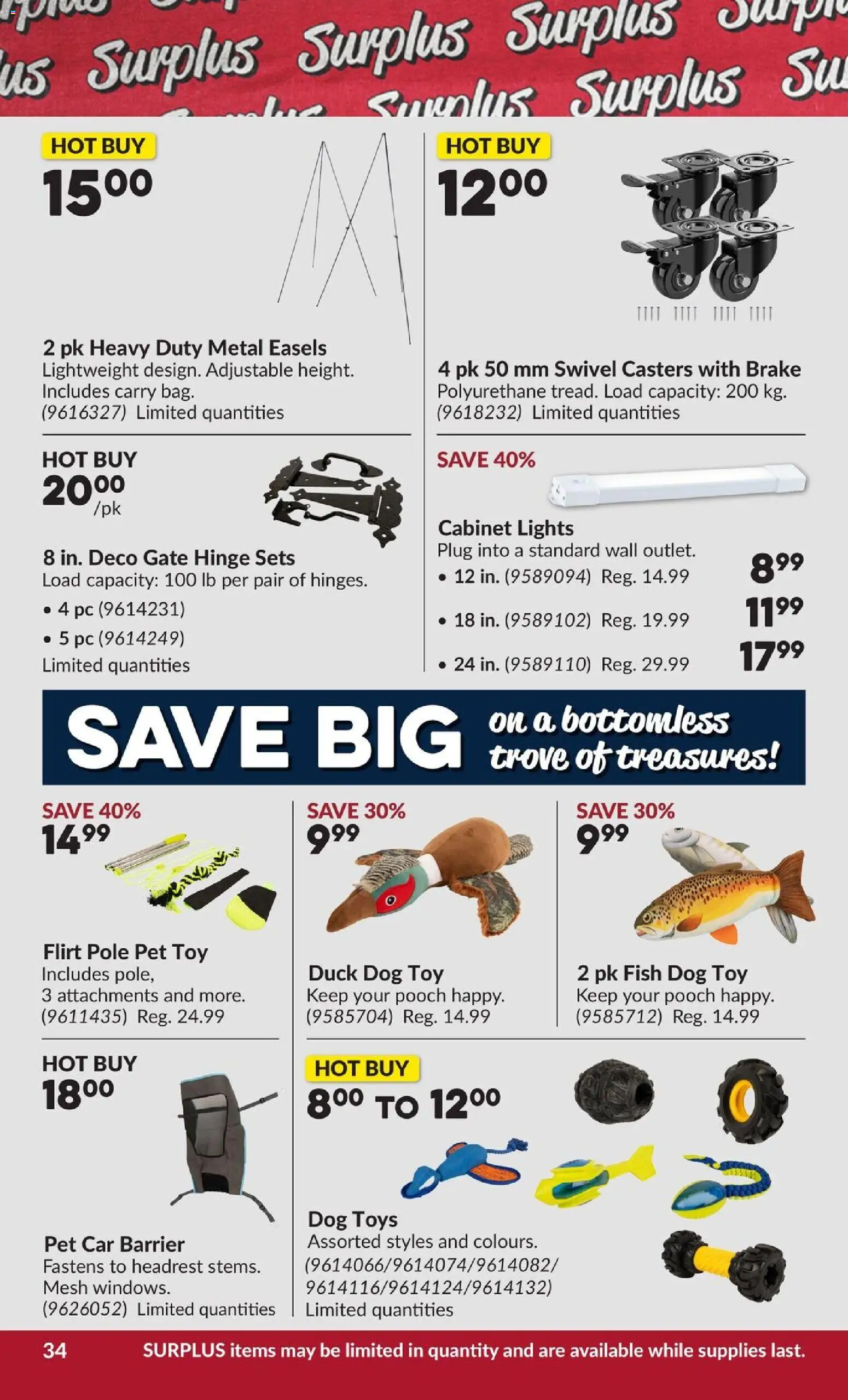 Princess Auto flyer valid from Aug 11, 2026 | Page: 41 | Products: Fish, PC, Cabinet