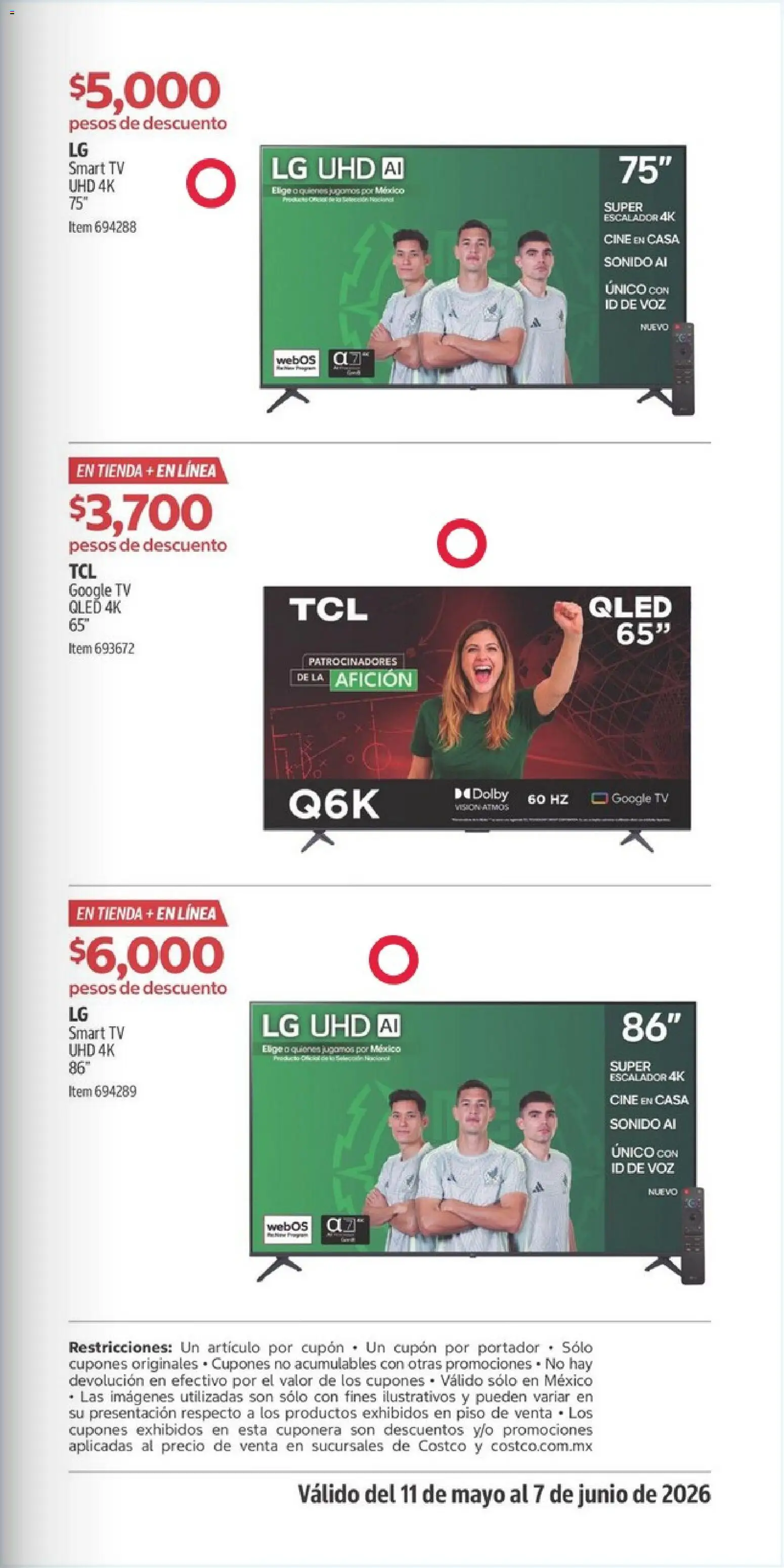Nuevas ofertas de Costco válidas en toda la República Mexicana desde el 11.05.2026. ¡Encuentra las mejores ofertas en Costco catálogo Descuentos exclusivos! | Página: 3