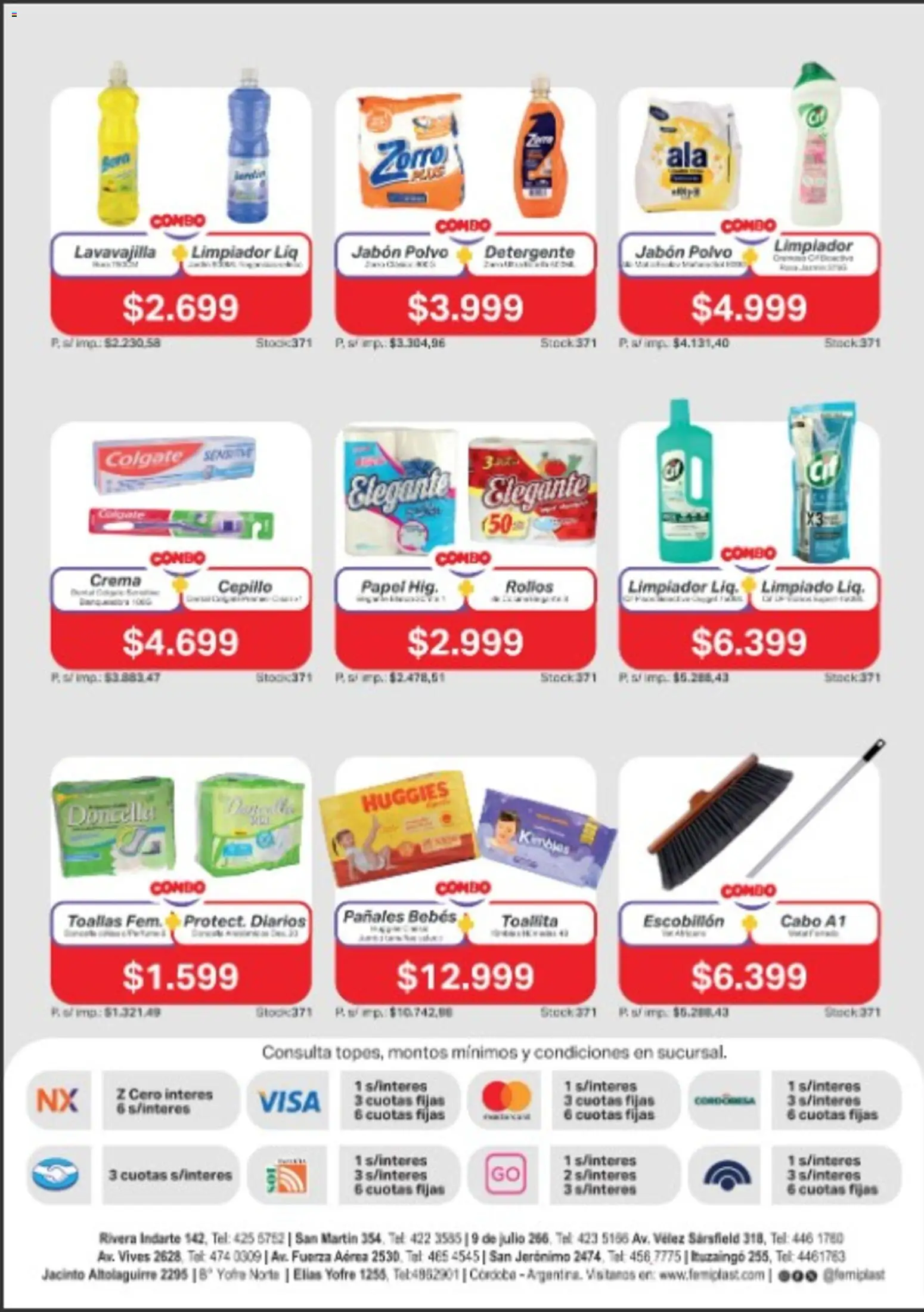 Ferniplast catálogo │ válido desde el 20/08/2026 | Página: 4 | Productos: Cepillo, Jabón, Detergente, Escobillon