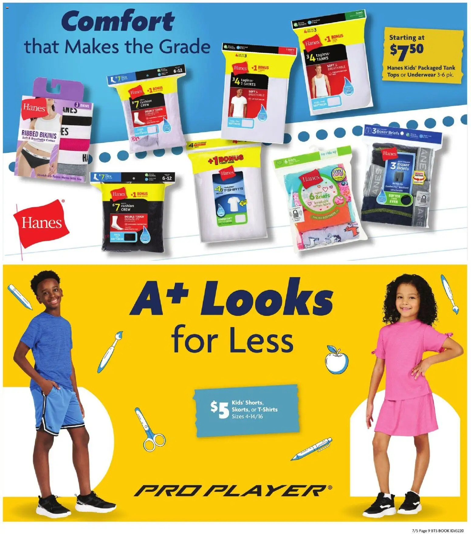 Family Dollar Back to School Book - valid from 07/05/2026 | Page: 8 | Products: Underwear, Briefs, Cushion