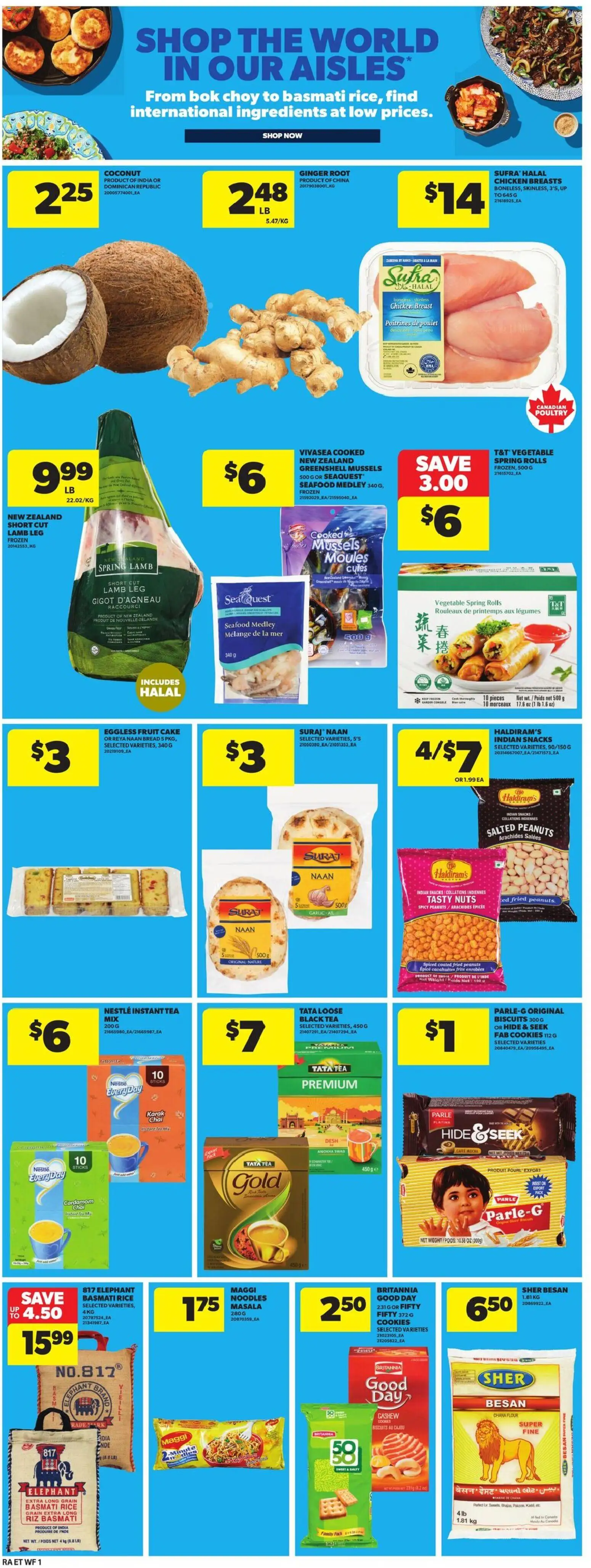 Atlantic Superstore flyer valid from 28.05.2026 | Page: 21 | Products: Tea, Nuts, Cookies, Chicken breasts