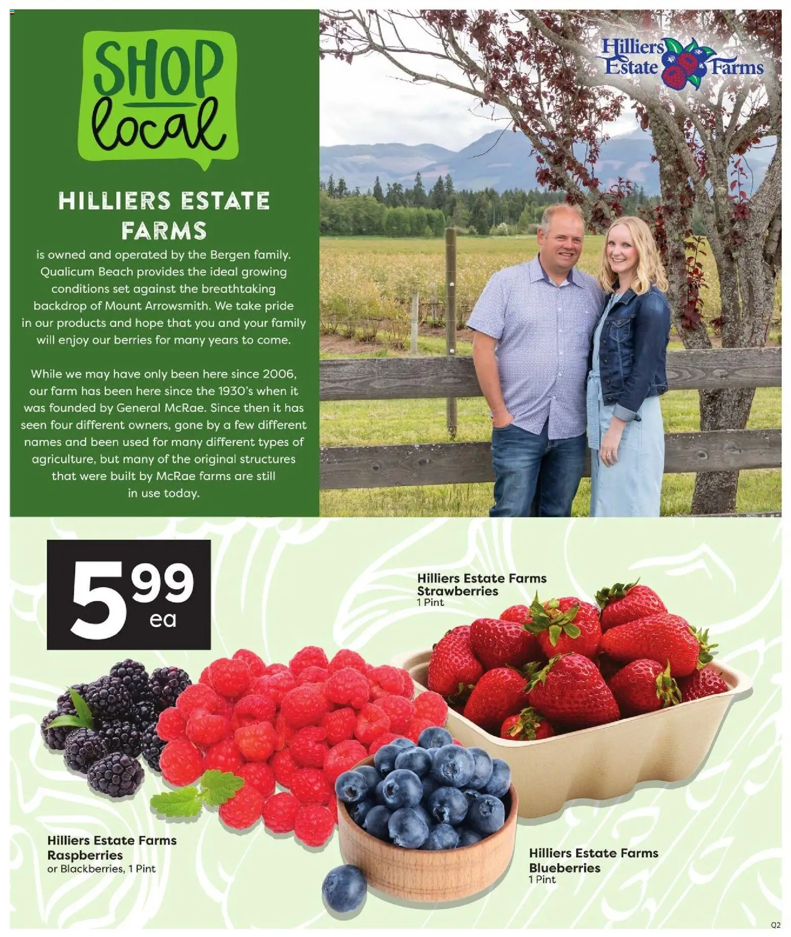 Quality Foods flyer valid from Aug 20, 2026 | Page: 4 | Products: Strawberries, Blueberries, Raspberries