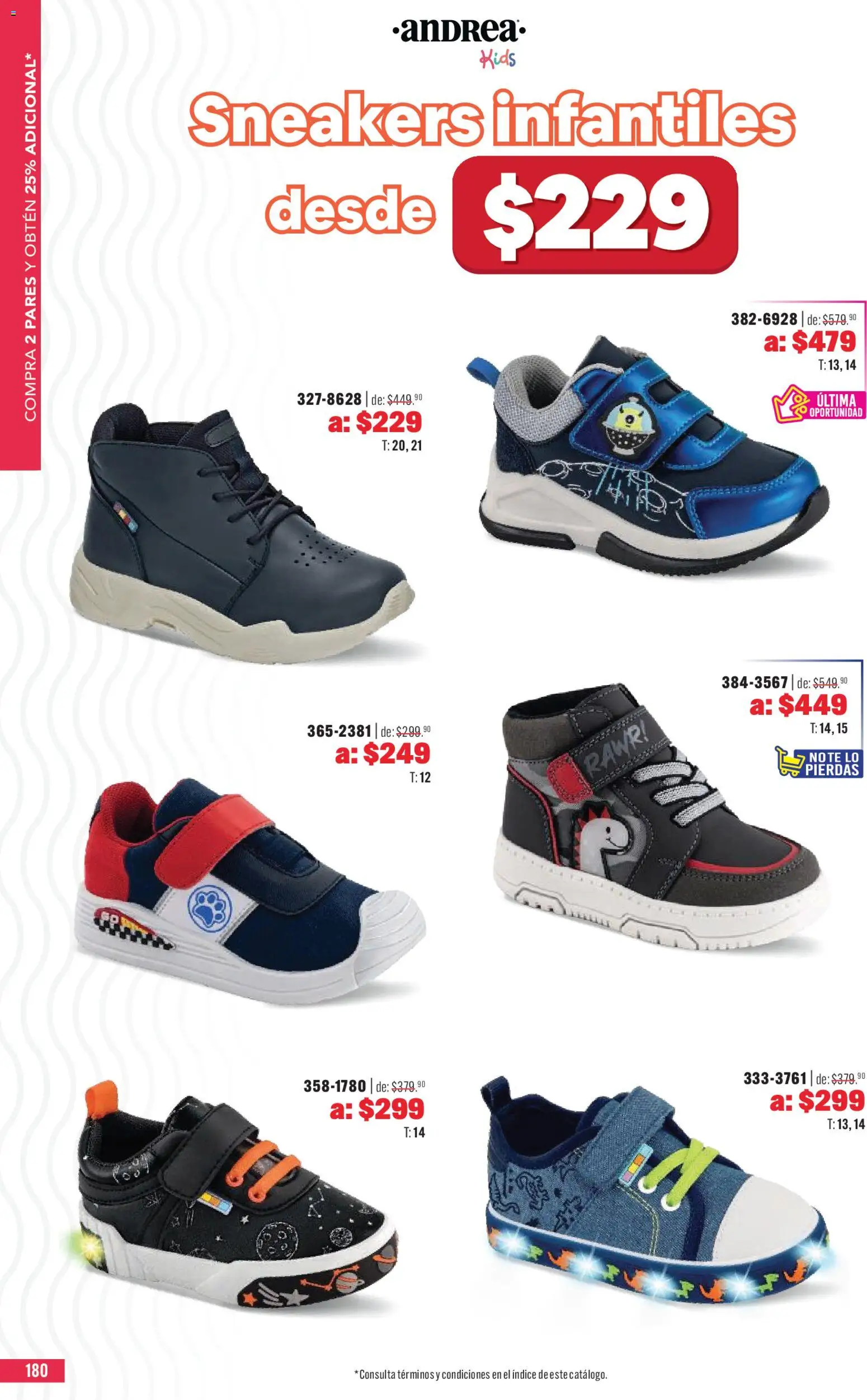 Nuevas ofertas de Andrea válidas en toda la República Mexicana desde el 03.05.2026. ¡Encuentra las mejores ofertas en Andrea catálogo Outlet! | Página: 180