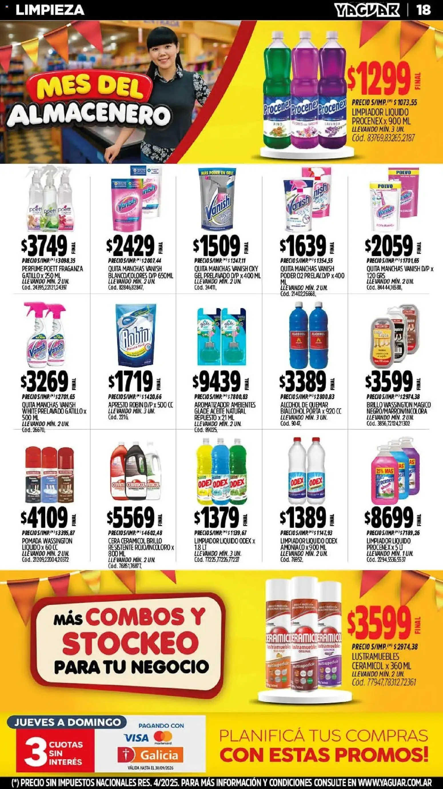 Yaguar - Oferta Semanal Trelew │ válido desde el 21/09/2026 | Página: 18 | Productos: Perfume, Polvo, Brillo, Limpiador