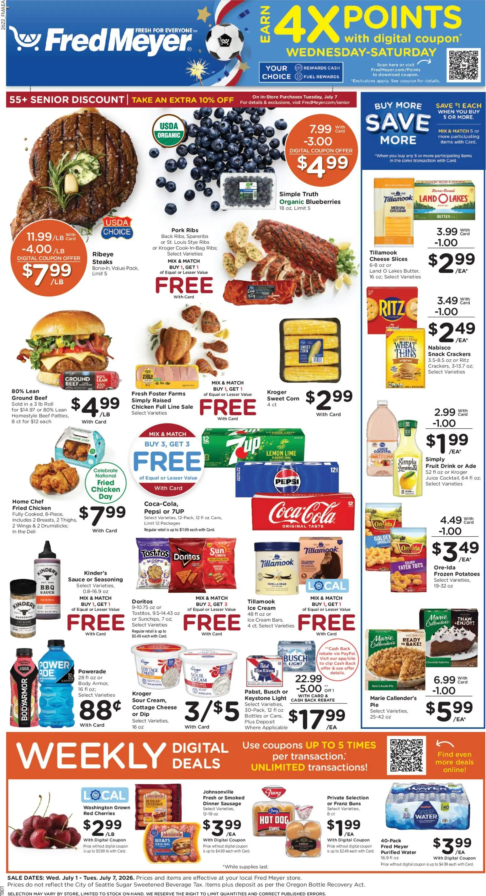Fred Meyer Weekly Ad - valid from 07/01/2026 | Page: 1
