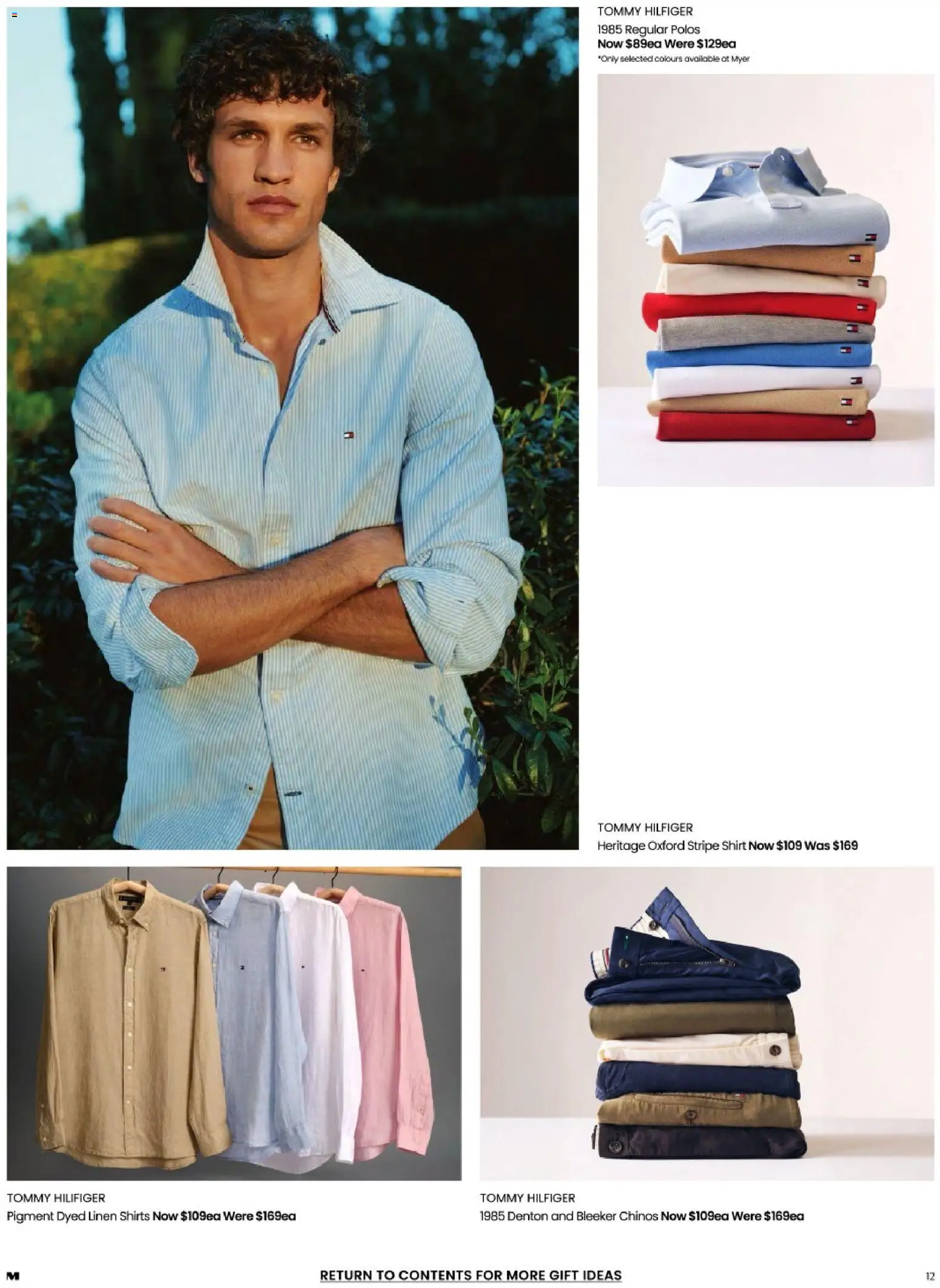 Myer catalogue - valid from 17/08/2026 | Page: 12 | Products: Linen, Polos, Shirt, Chinos
