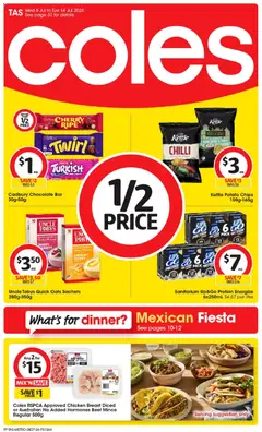 Preview of Coles catalogue TAS - valid from 08/07/2026