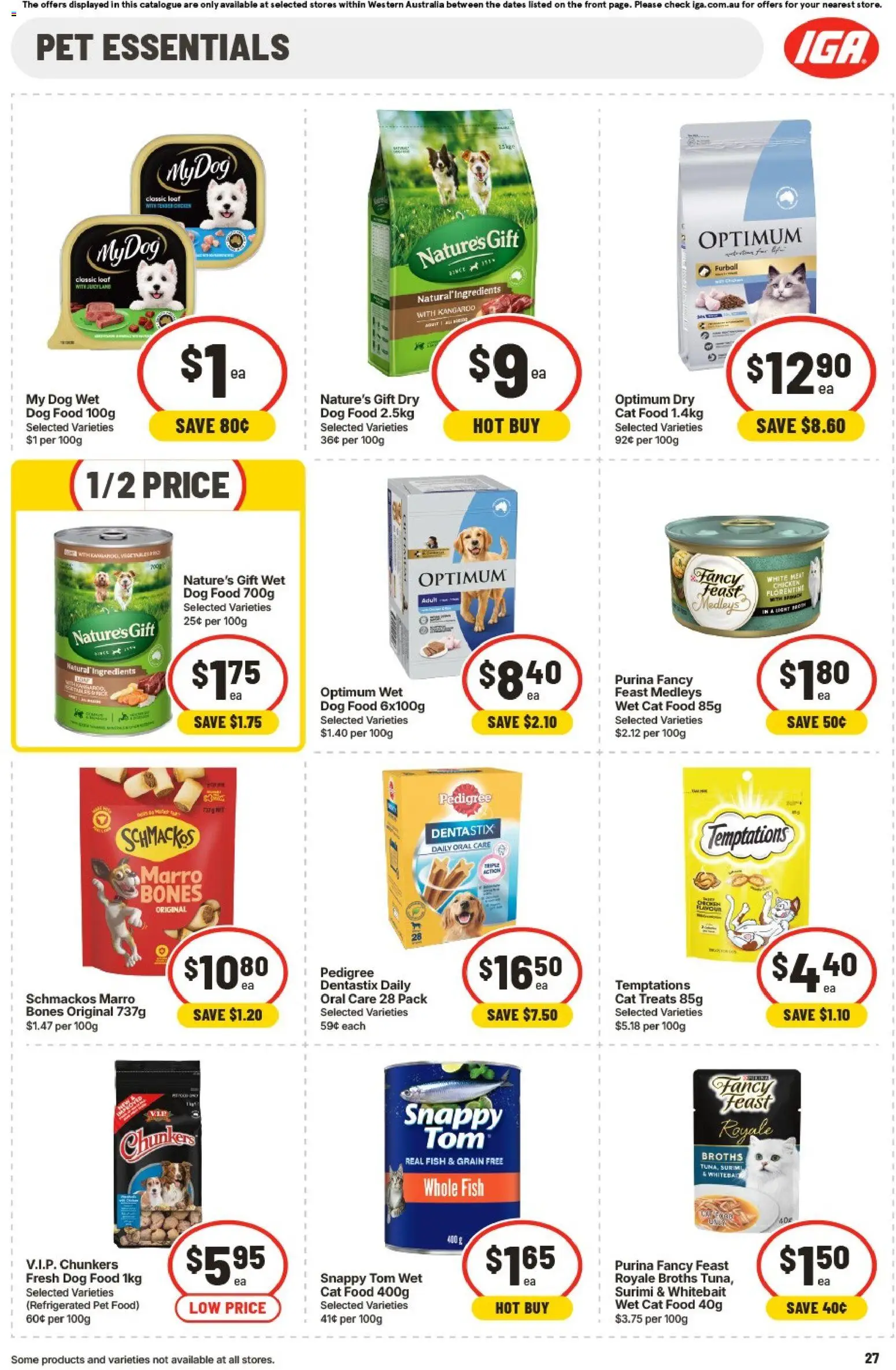 IGA catalogue - valid from 01/07/2026 | Page: 27 | Products: Light, Chicken, Fish, Dog food