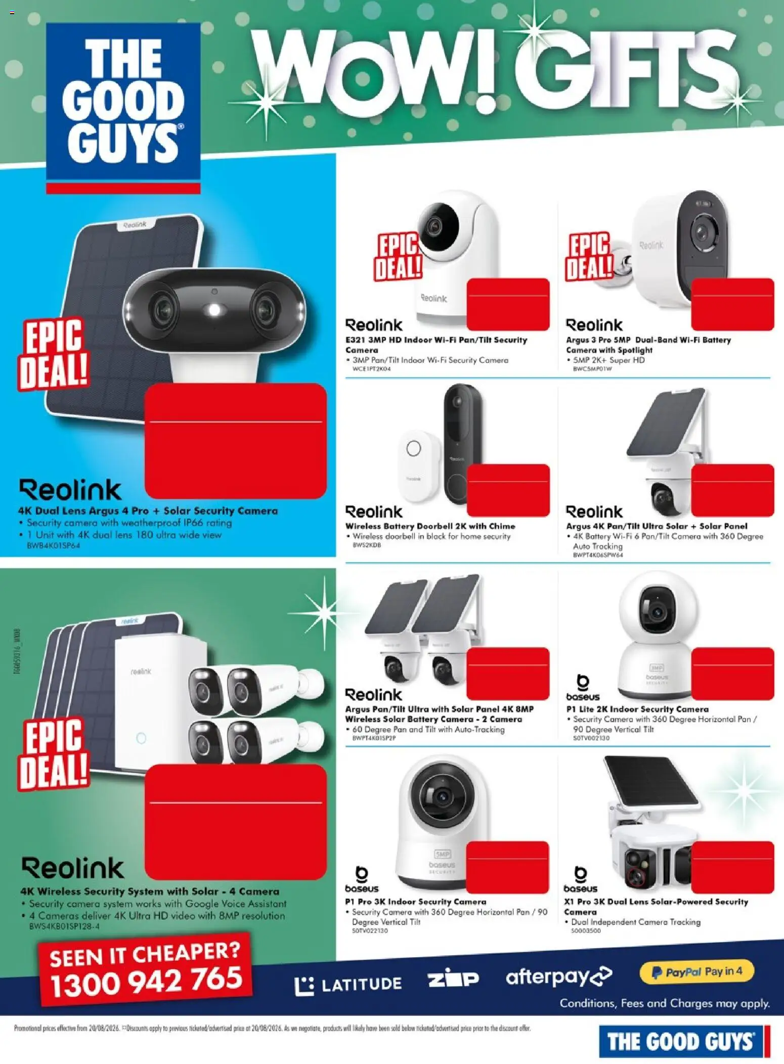 The Good Guys catalogue - valid from 18/08/2026 | Page: 13 | Products: Battery, Doorbell, Camera, Video