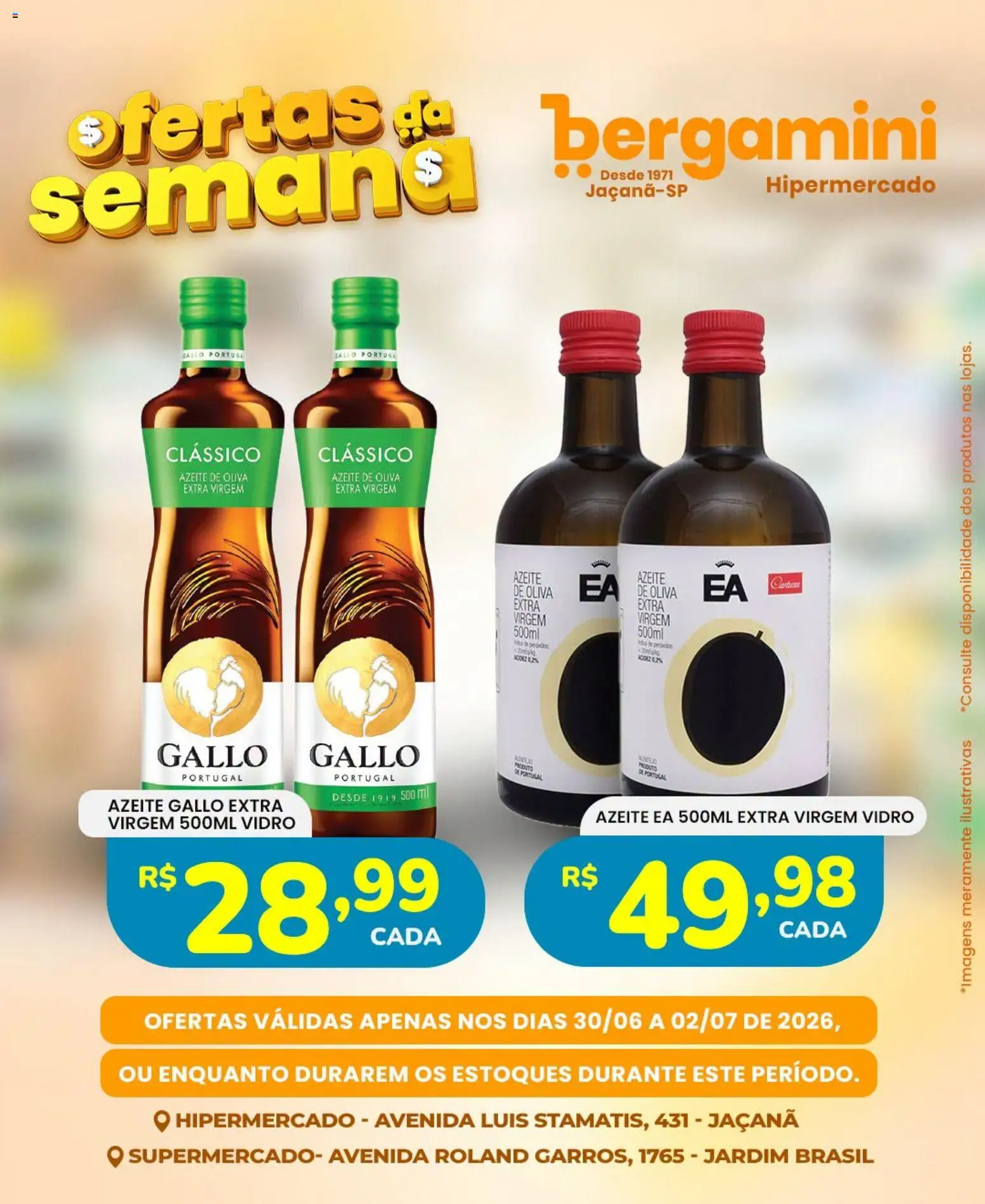 Supermercado Bergamini Folheto - válido de 30/06/2026 | Página: 6 | Produtos: Azeite