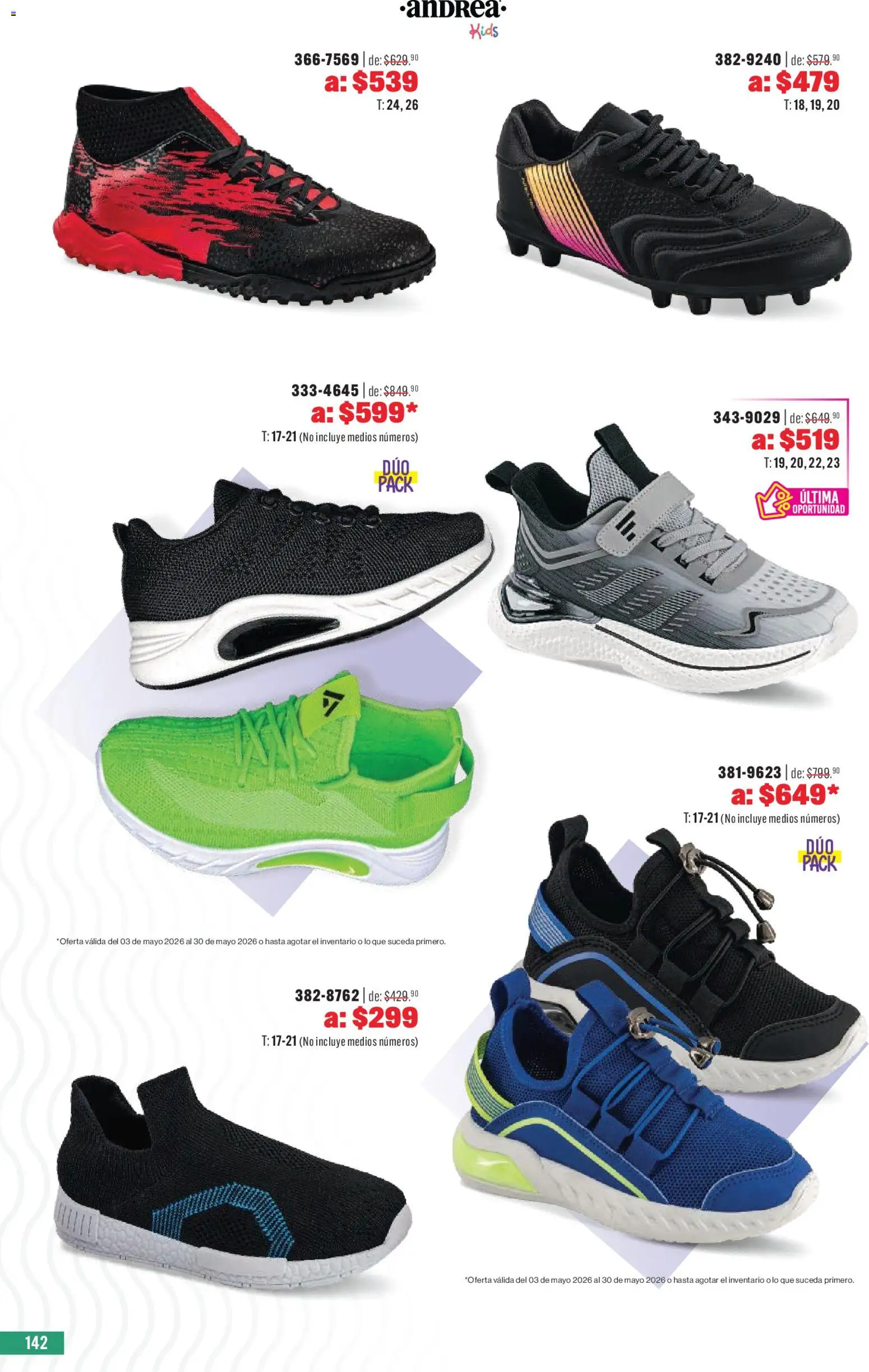 Nuevas ofertas de Andrea válidas en toda la República Mexicana desde el 03.05.2026. ¡Encuentra las mejores ofertas en Andrea catálogo Outlet! | Página: 142