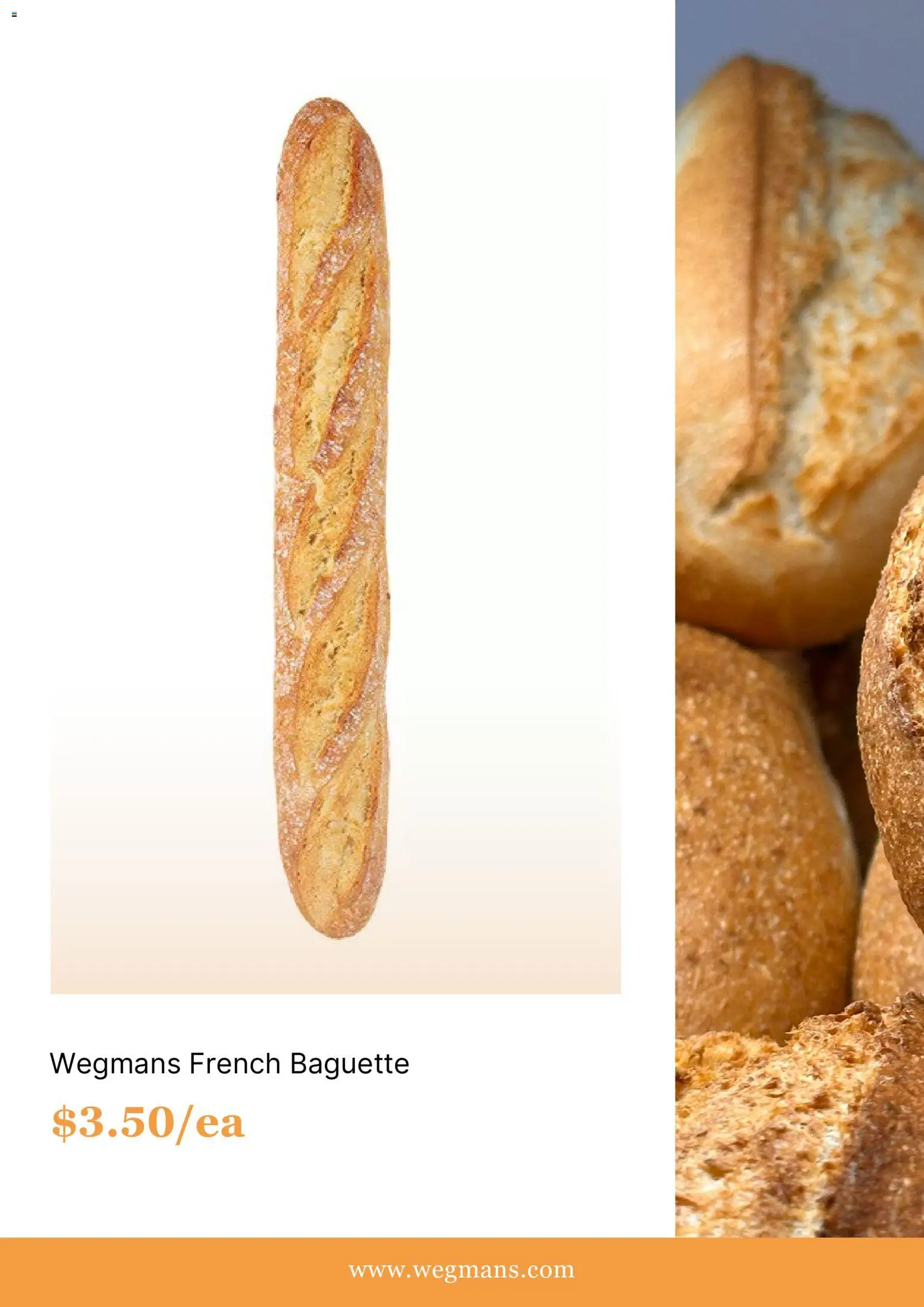 Wegmans Weekly Ad - valid from 10/01/2026 | Page: 3 | Products: French baguette, Baguette