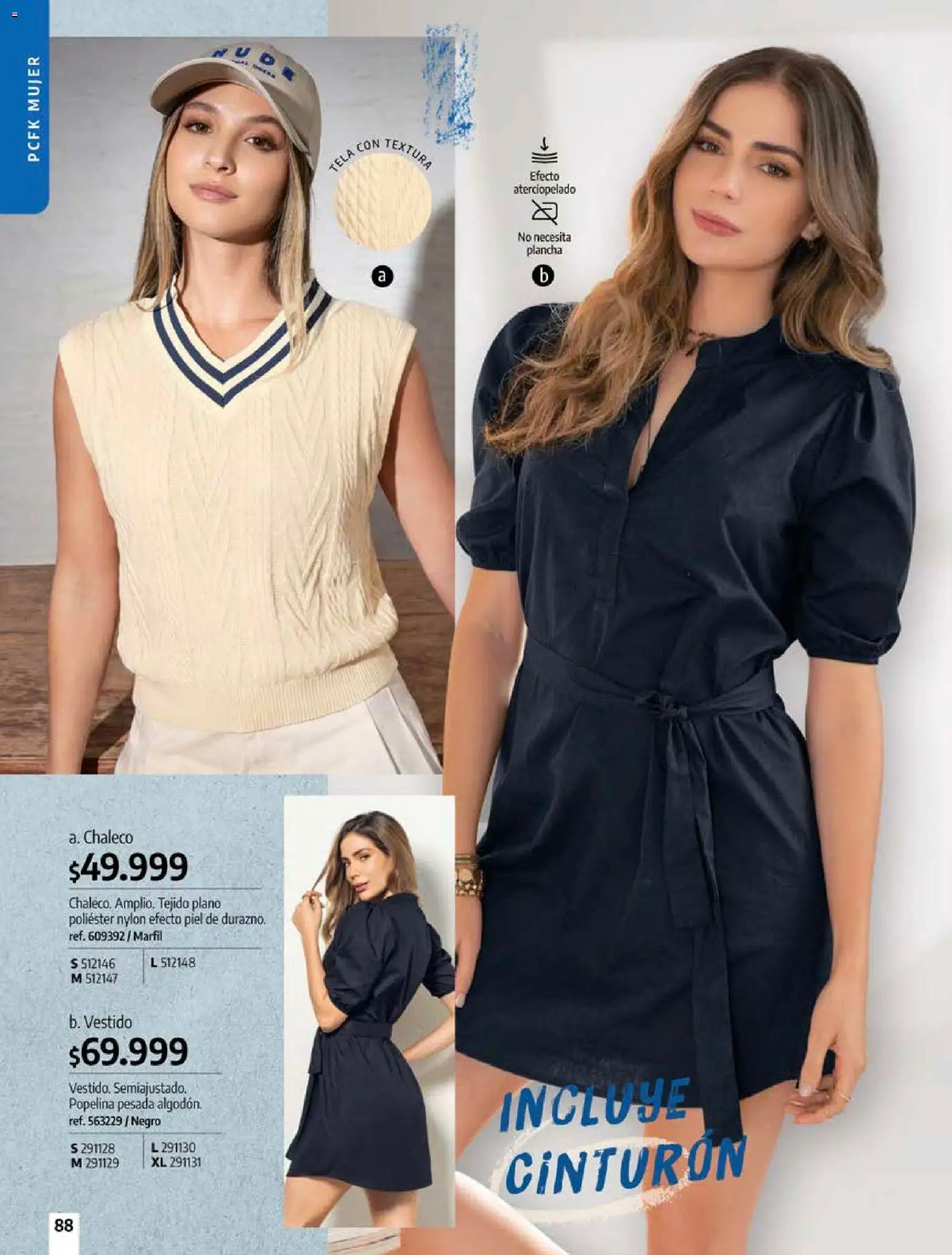 Pacifika revista - valida desde el 12/07/2026 | Página: 88 | Productos: Plancha, Algodón, Vestido, Chaleco