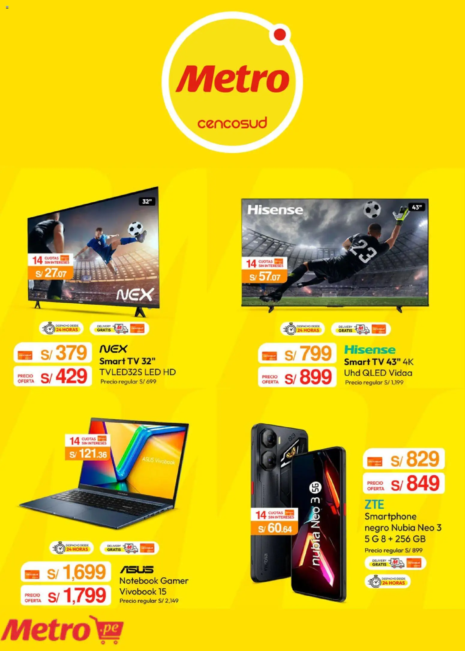 Catálogo Metro válido desde 04.05.2026 | Página: 4 | Productos: Smartphone, Notebook