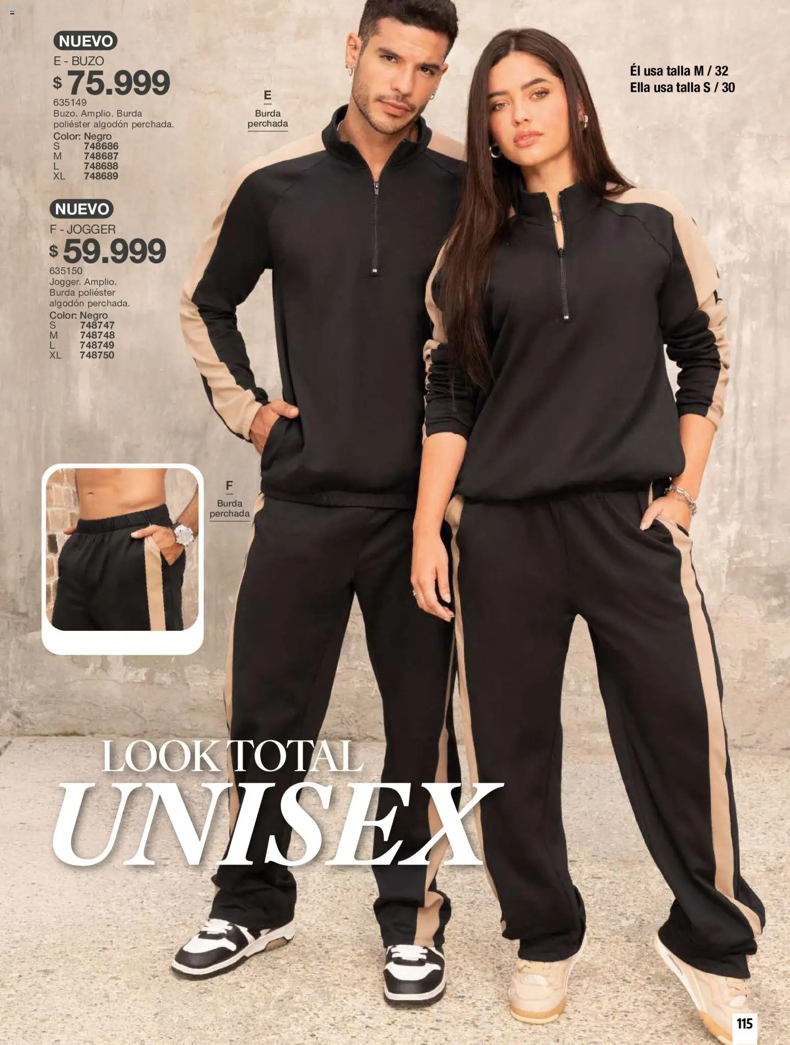 Carmel revista - valida desde el 01/07/2026 | Página: 115 | Productos: Algodón, Buzo