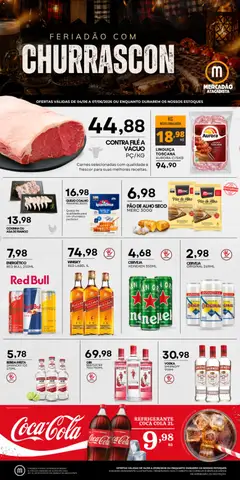 Mercadão Atacadista ofertas Churrasco - Pré-Visualização do folheto da loja Mercadão Atacadista, válido de 04.06.2026