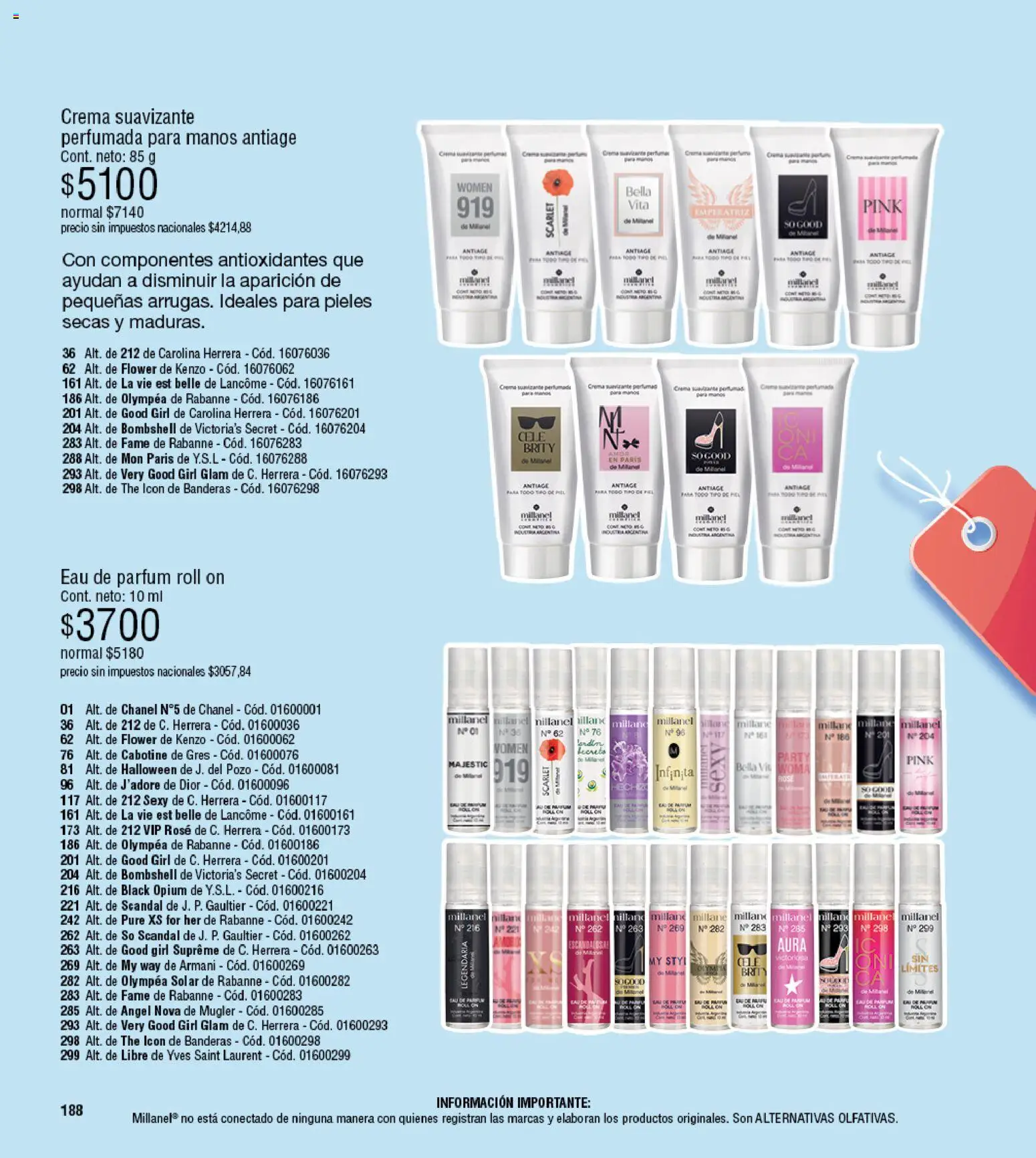 Millanel - Catálogo │ válido desde el 20/07/2026 | Página: 212 | Productos: Puré, Suavizante, Crema