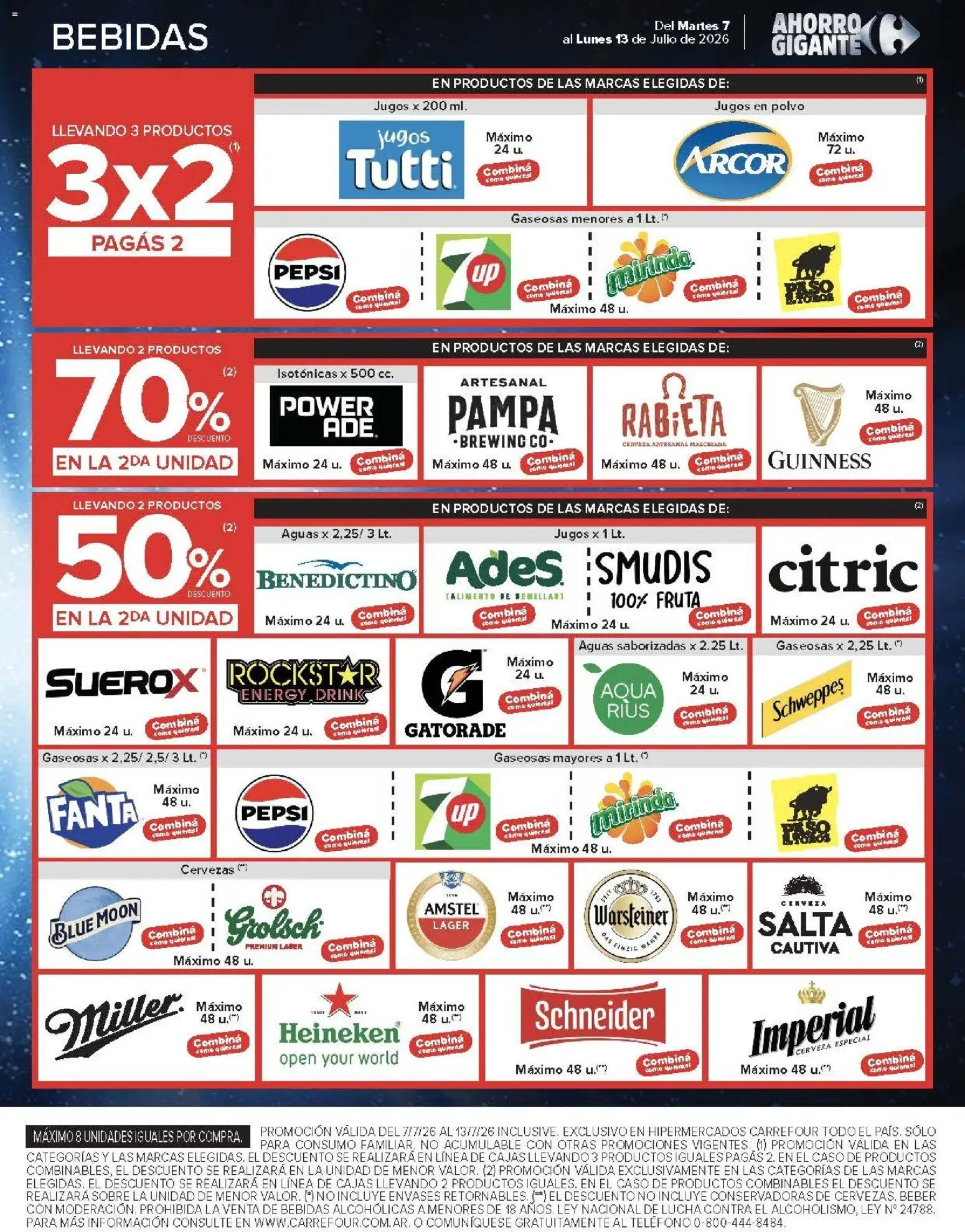 Carrefour - AHORRO AA │ válido desde el 07/07/2026 | Página: 14 | Productos: Teléfono, Sobre, Polvo, Semillas