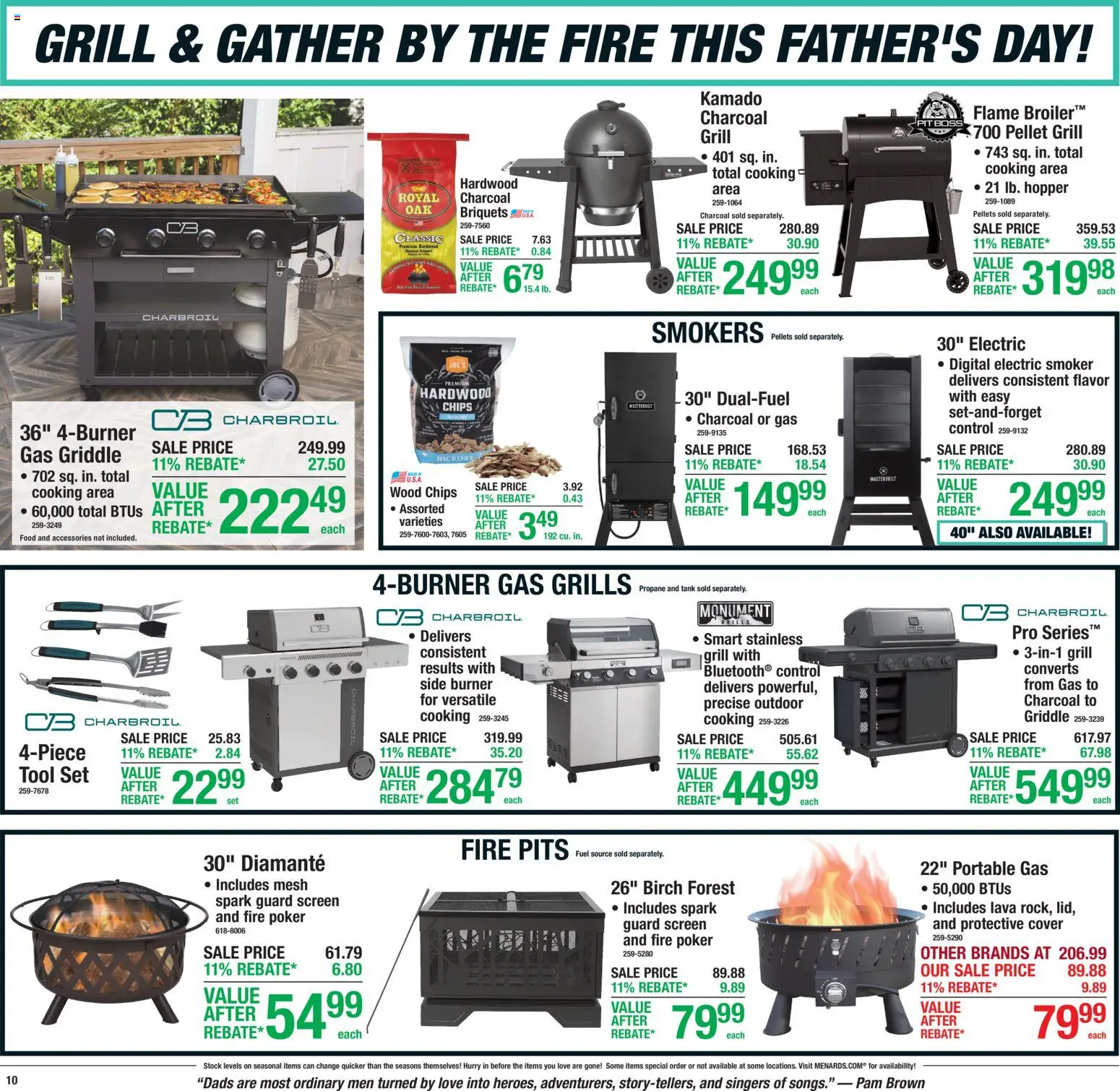 Menards Weekly Ad - valid from 11.06.2026 | Page: 12 | Products: Griddle, Chips, Grill