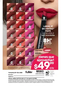 Vista previa de Fuller campaña 8 2026, nuevo folleto de la tienda, válido en México a partir del 22/07/2026 | Página: 209