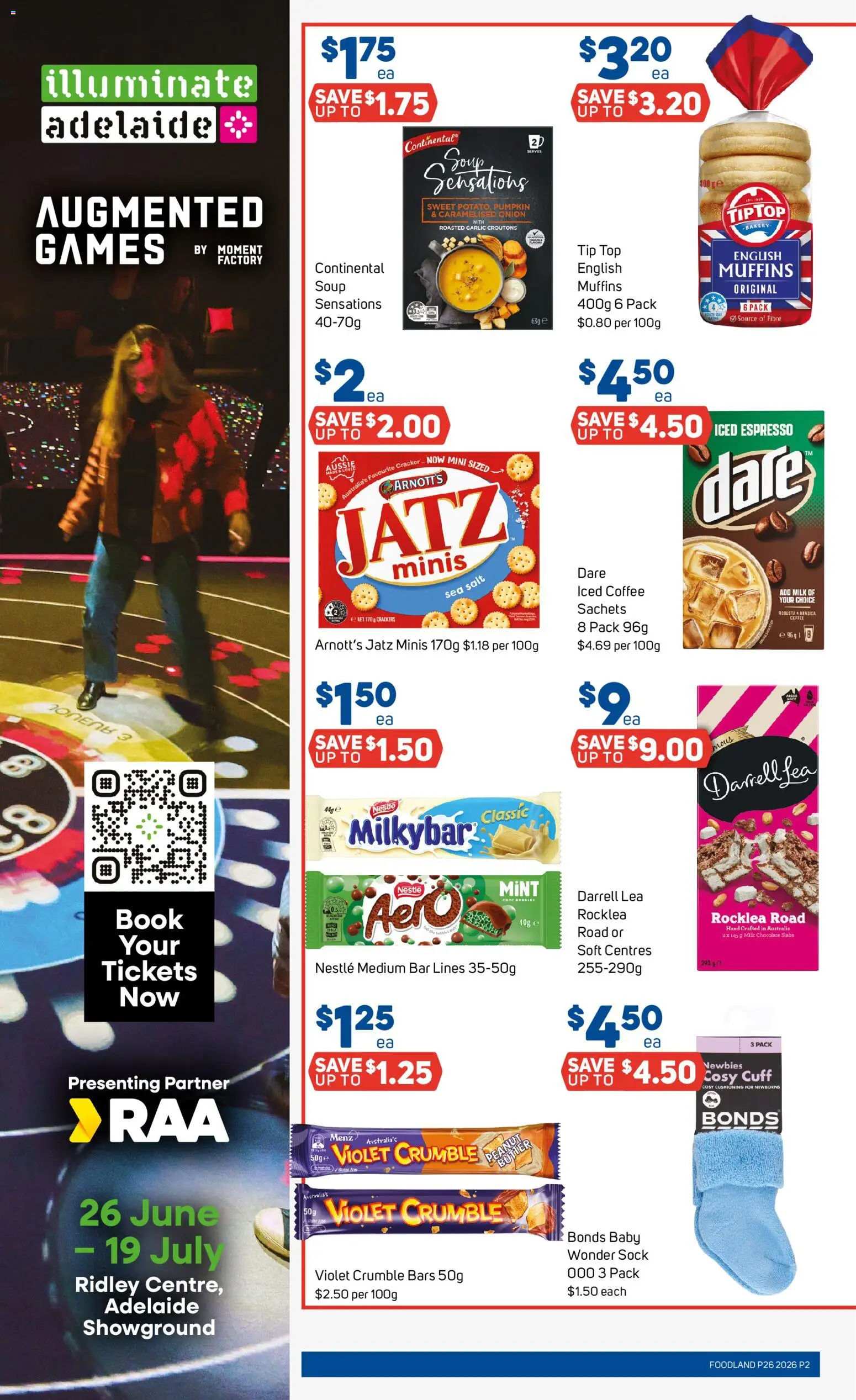 Foodland catalogue - valid from 24/06/2026 | Page: 2 | Products: Butter, Coffee, Muffins, Bakery