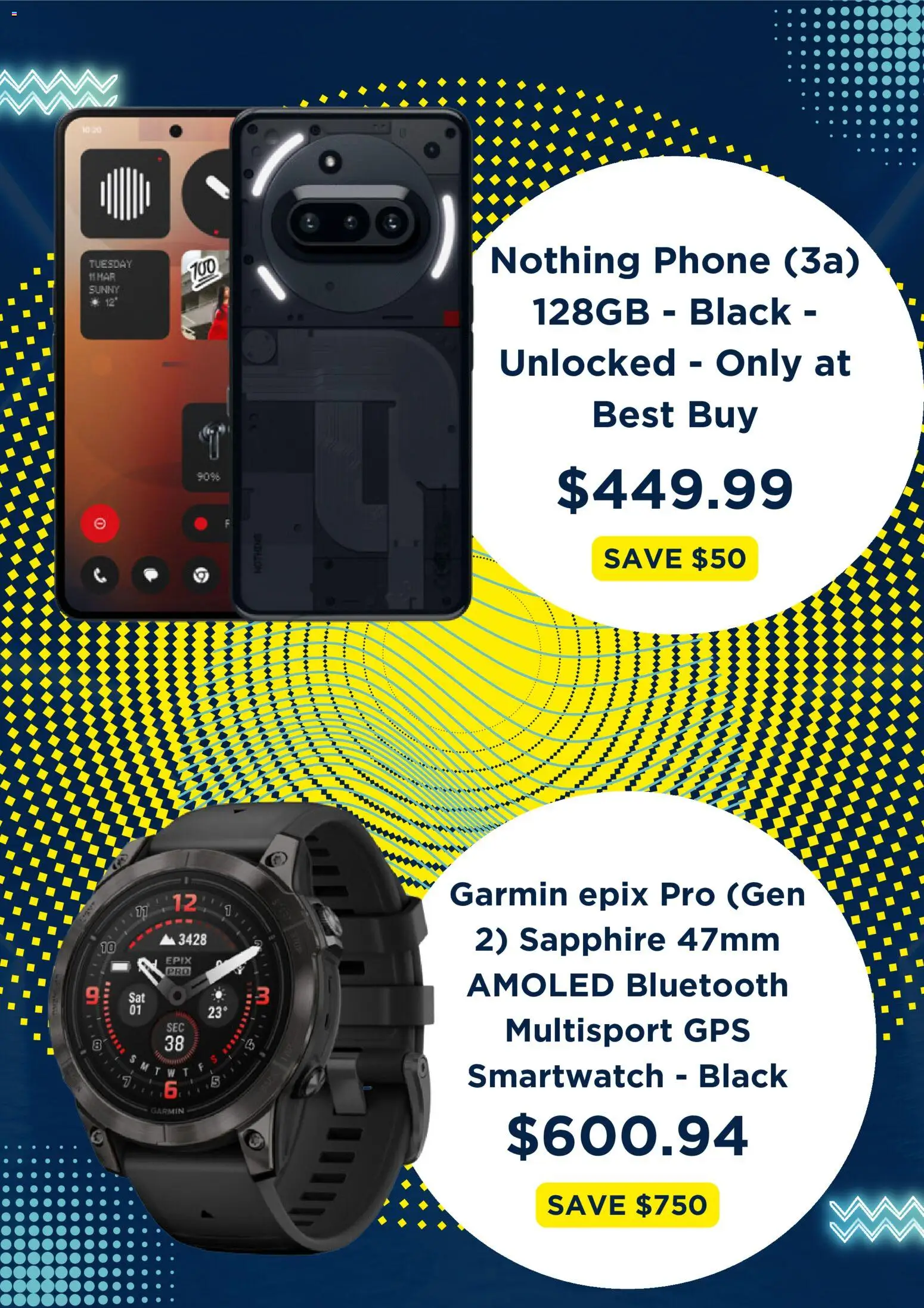 Best Buy flyer valid from Jul 23, 2026 | Page: 4 | Products: Phone, Smartwatch