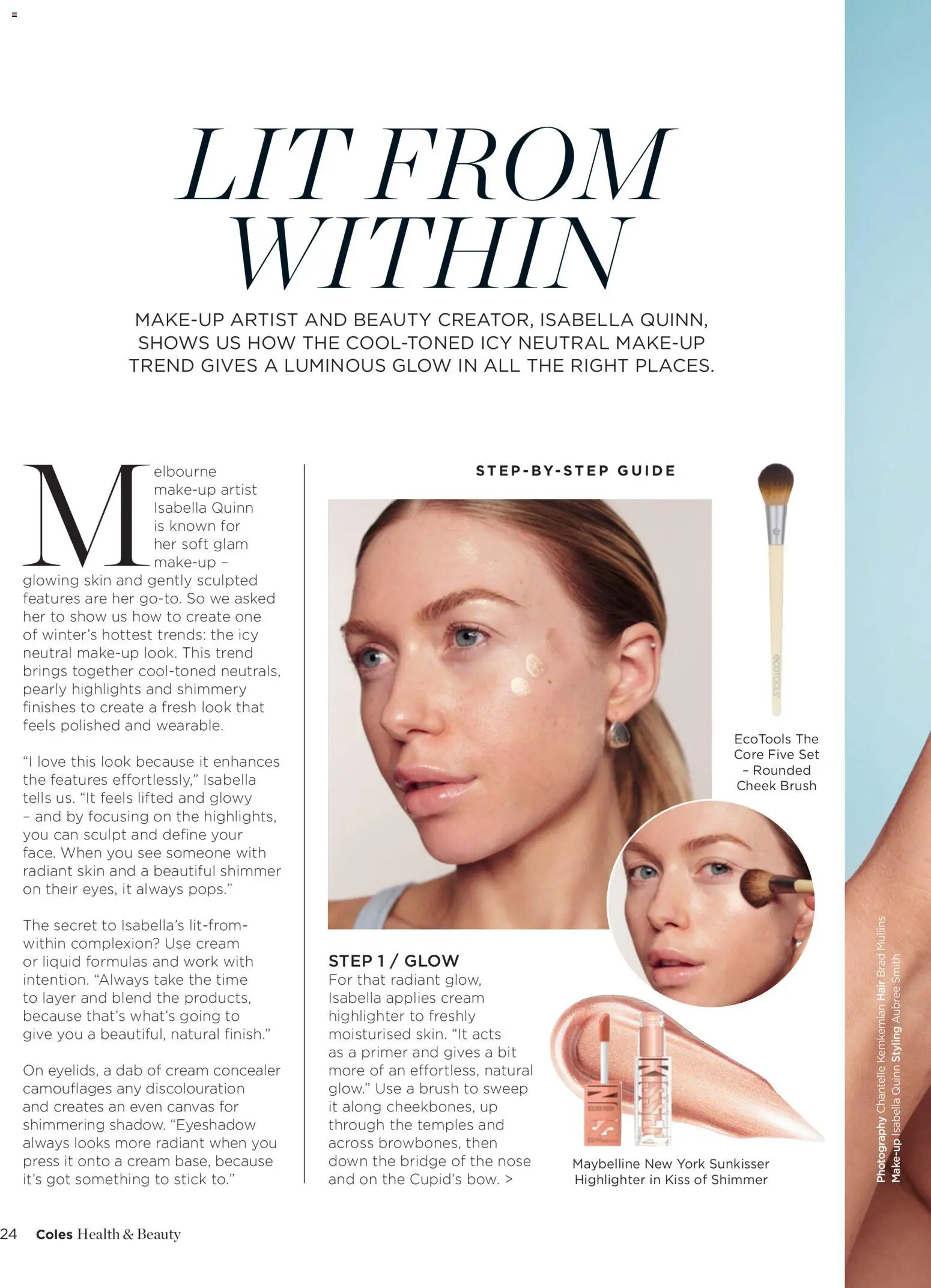 Coles catalogue - valid from 01/07/2026 | Page: 24 | Products: Concealer, Highlighter, Brush, Makeup