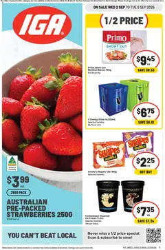 Preview of IGA catalogue Zuccoli - valid from 02/09/2026
