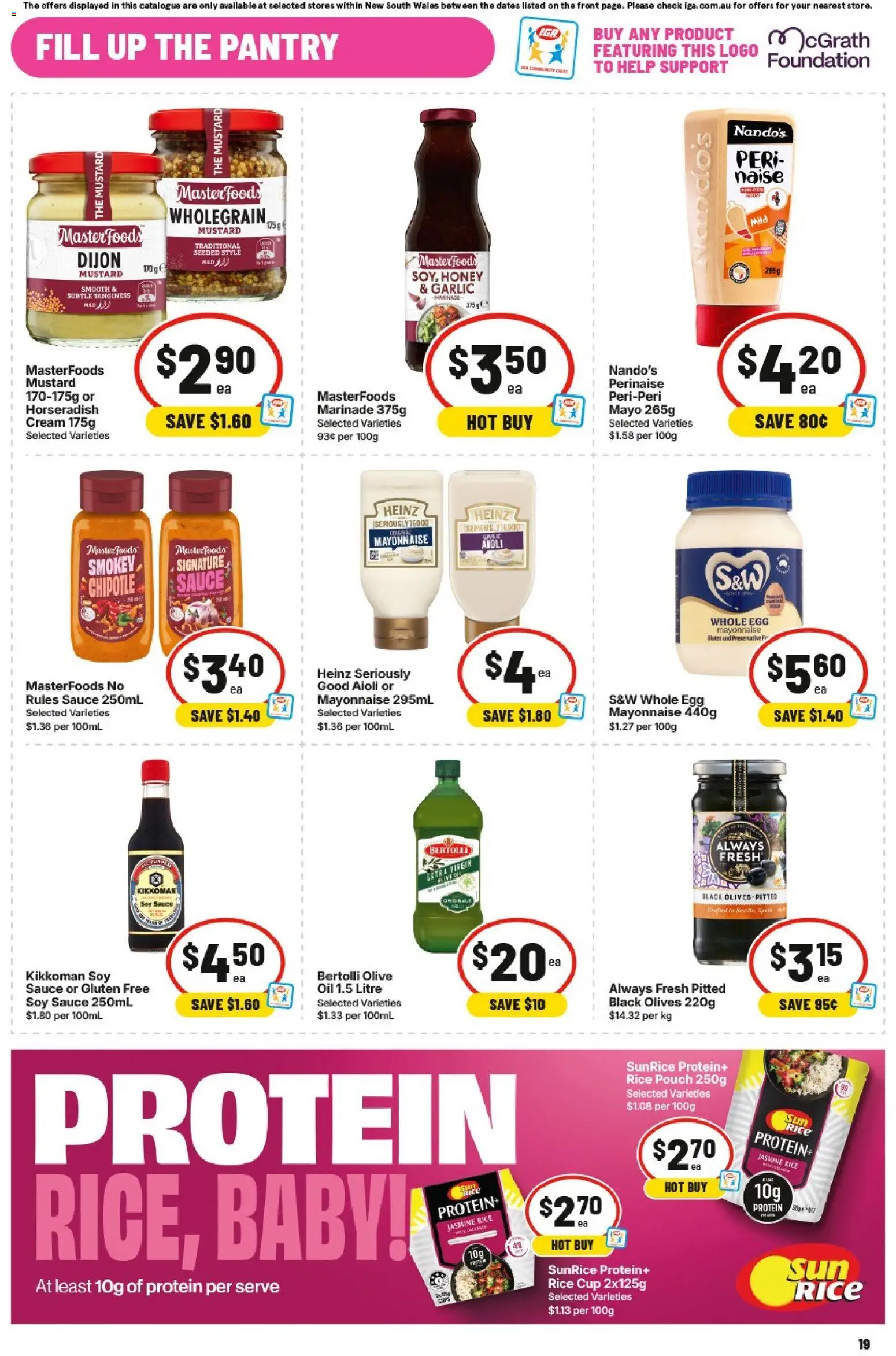IGA catalogue - valid from 23/09/2026 | Page: 19 | Products: Tea, Sachets, Sugar, Lemon